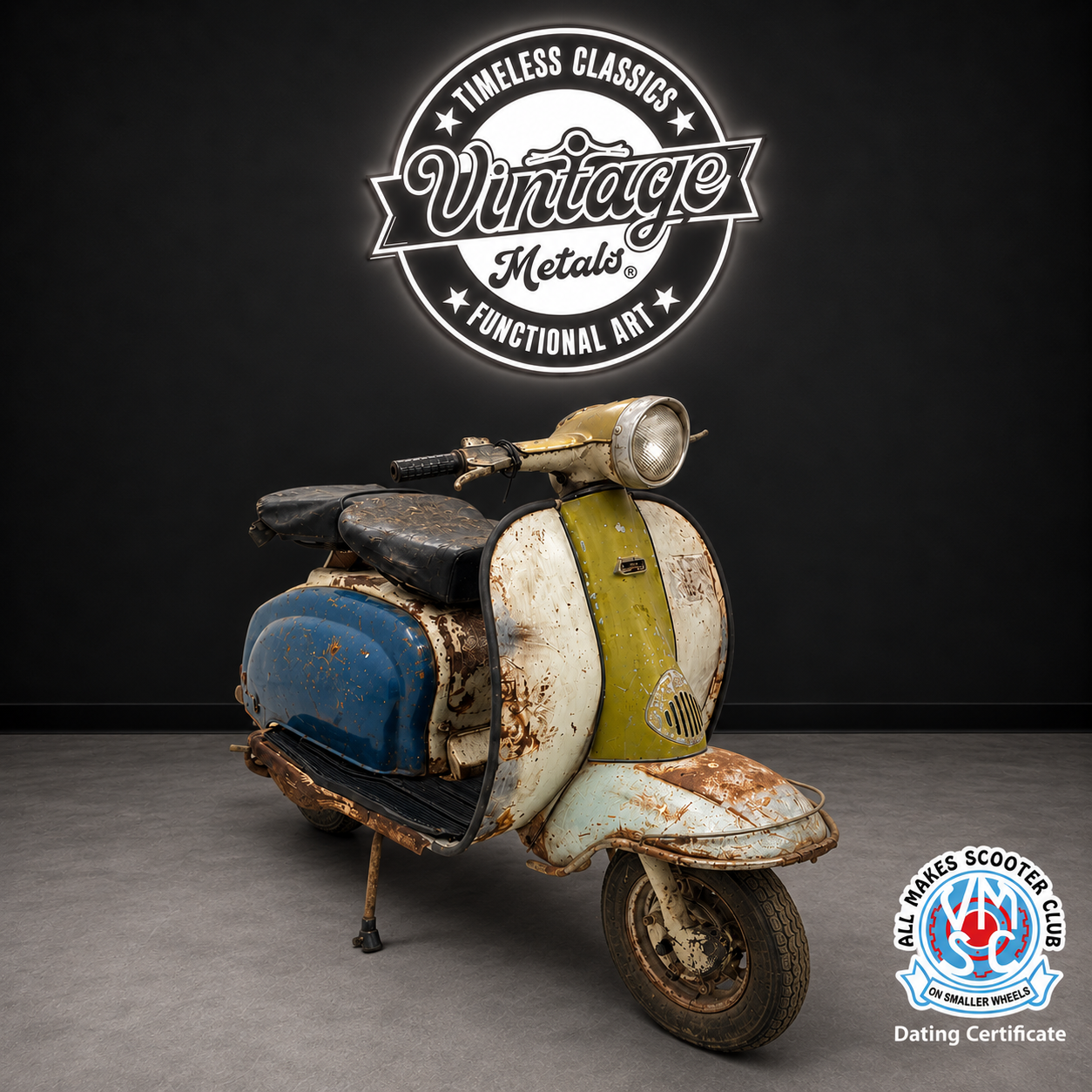 1961 API Series 2 Lambretta (VMSC Dating Certificate)