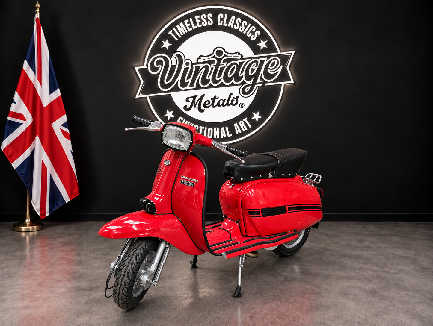 Timeless Classics Red Vintage Scooter.png