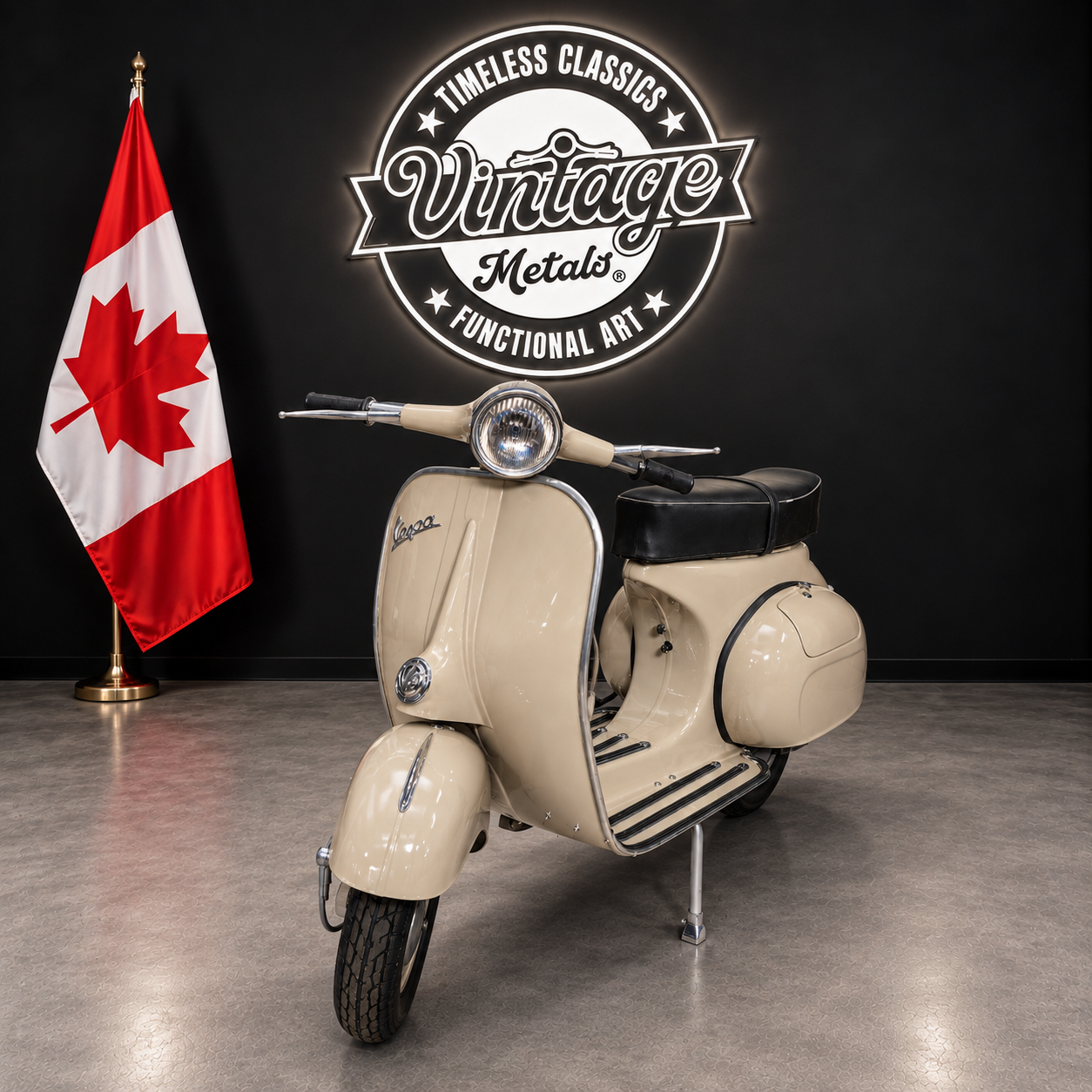 1965 VESPA 150 (125cc) - "Maple Ivory" - Coming Soon
