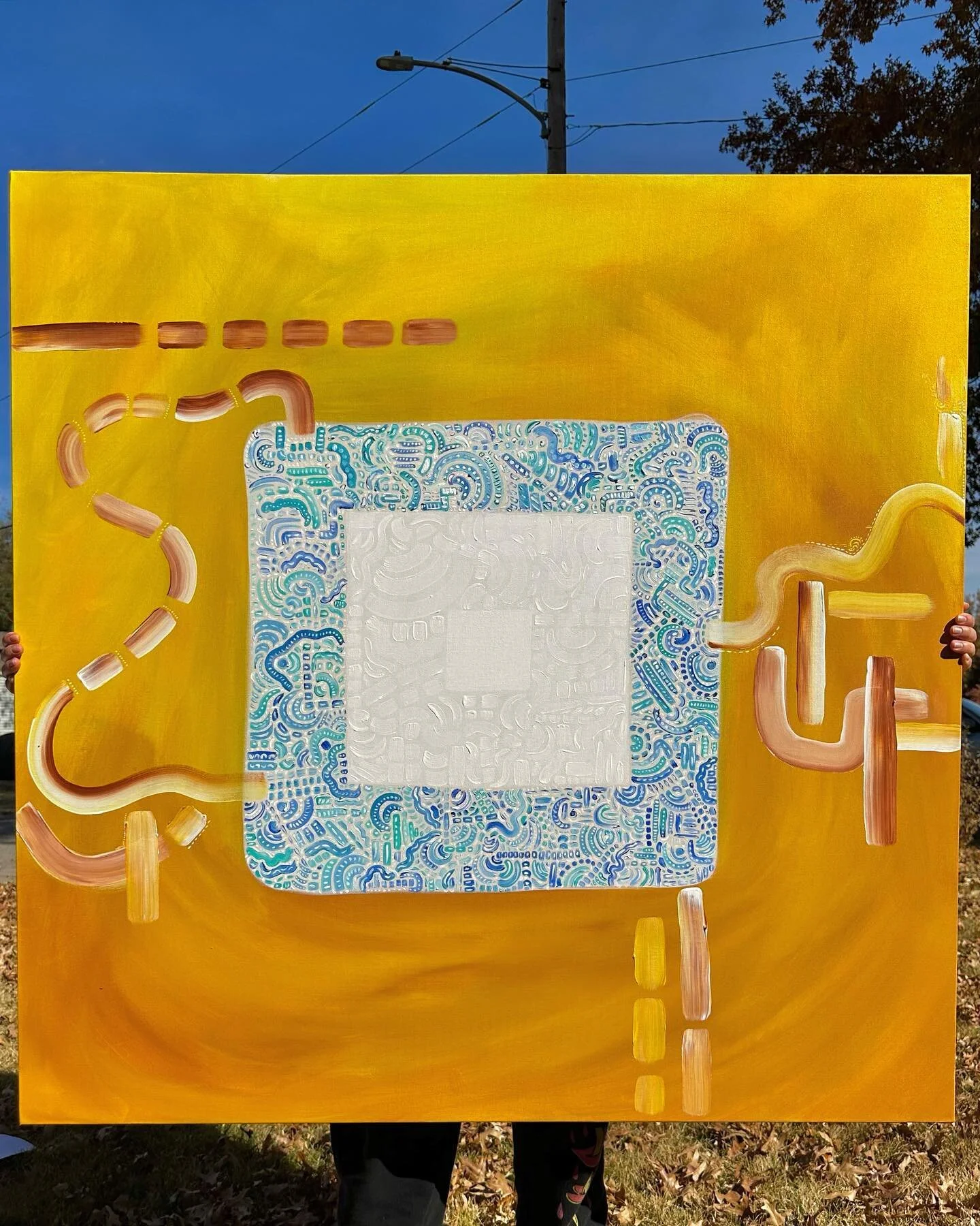 probability - on canvas (4x4ft) 
&bull;
&bull;
&bull;
&bull;
#art #artistoninstagram #artist #artwork #acrylic #acrylicpainting #canvas #canvaspainting #kcartist