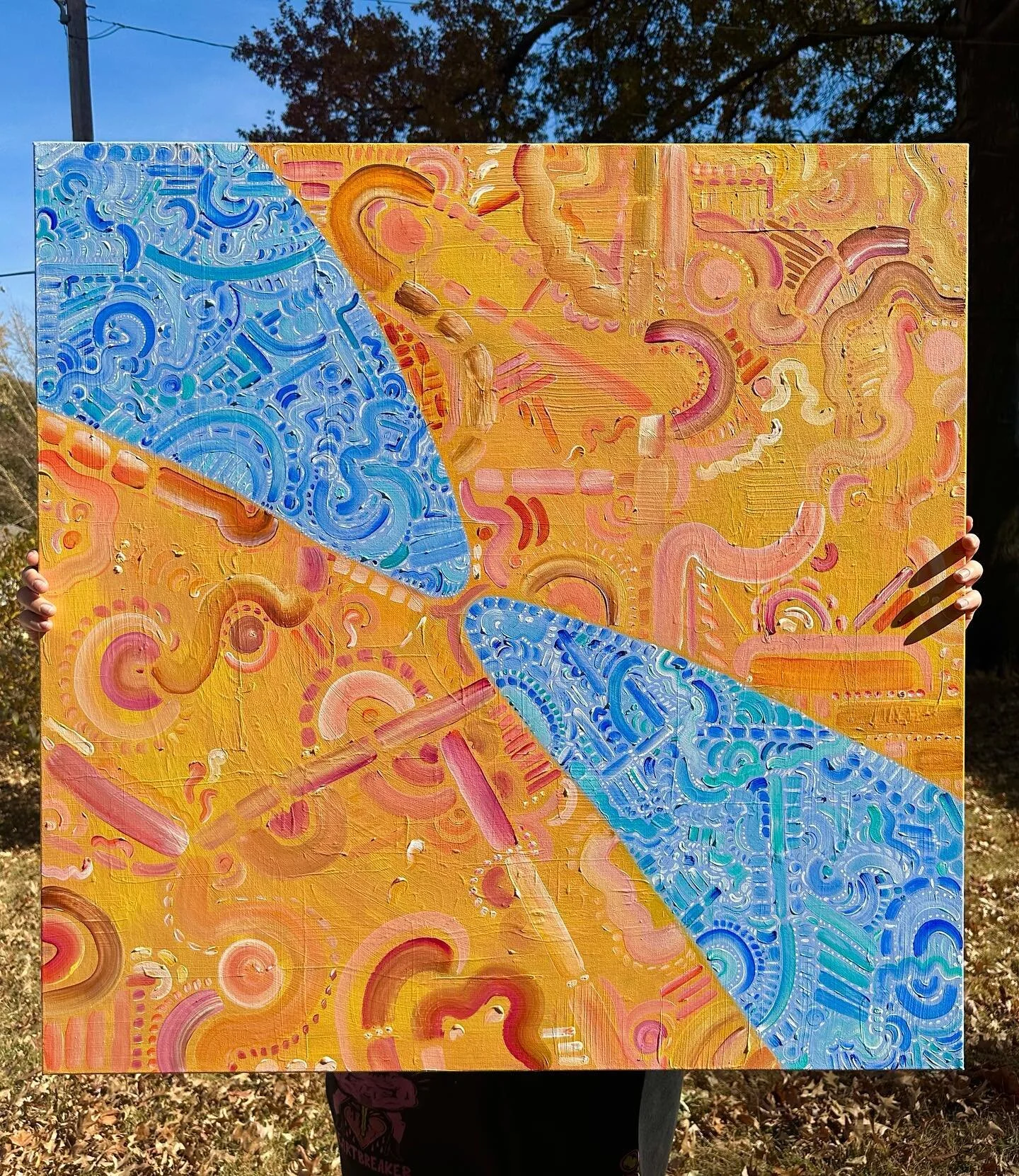 reach - on canvas (3x3ft) 
&bull;
&bull;
&bull;
&bull;
#art #artistoninstagram #artist #artwork #acrylic #acrylicpainting #canvas #canvaspainting