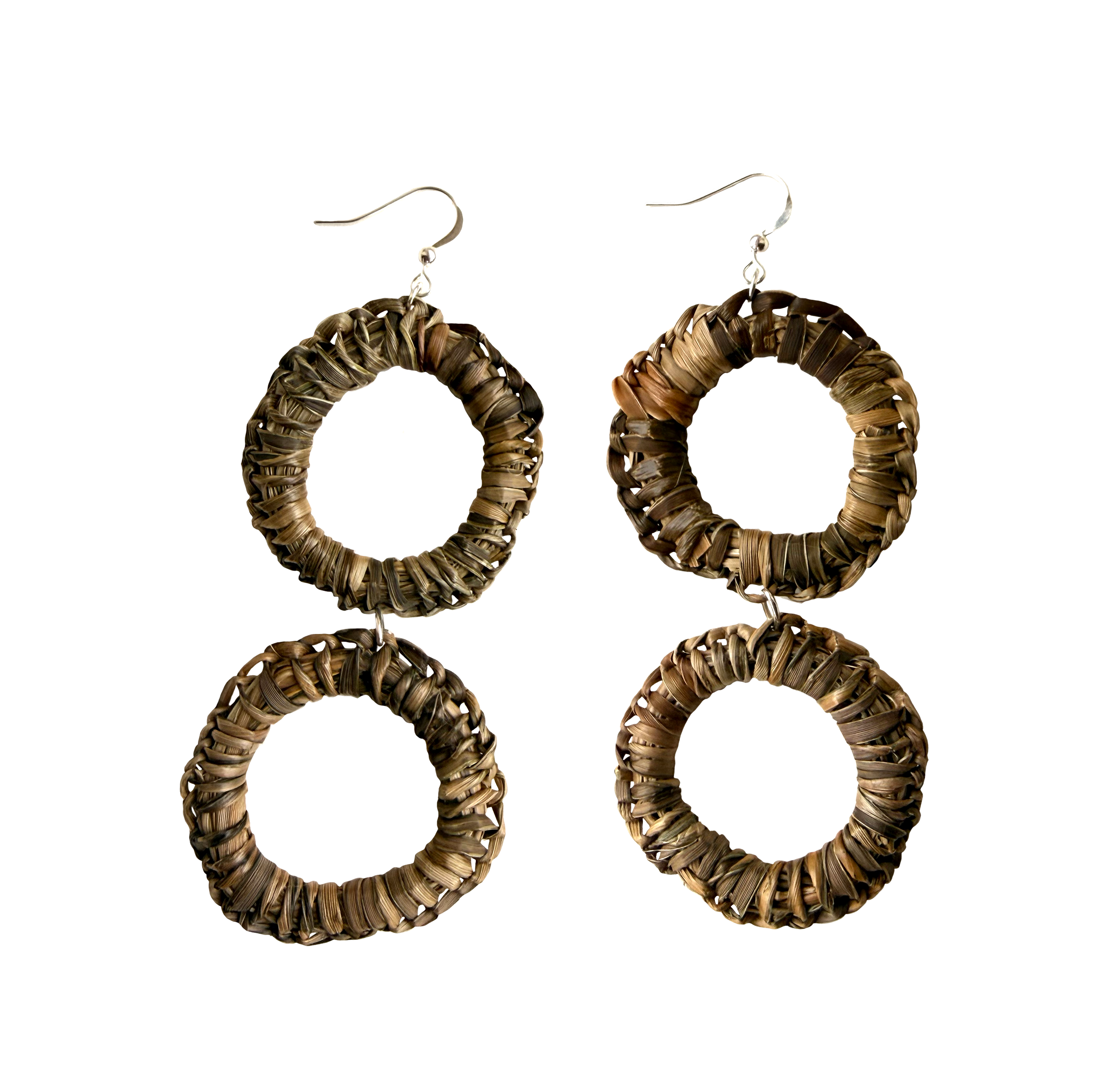Flax Double Hoop Earrings