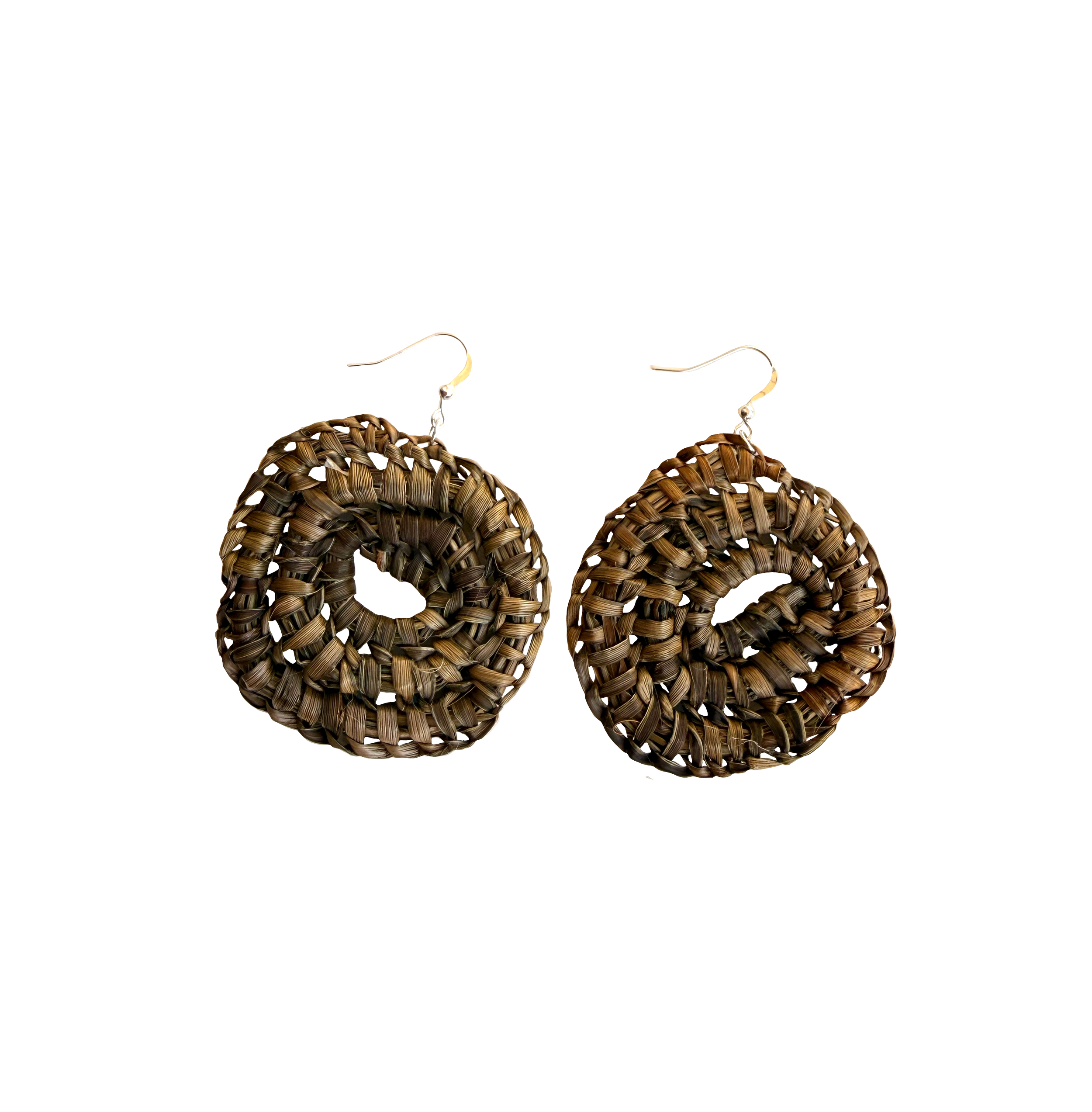 Spiral Flax Earrings