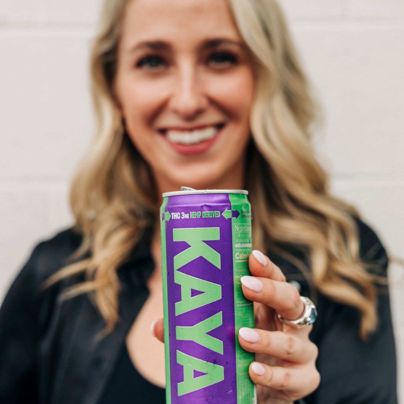 All smiles for kaya on this lovely afternoon. Kaya calm today and every day. 
#DrinkKaya #AlcoholFree #Wellness #FueledByTHC #SoberCurious #CannaCurious