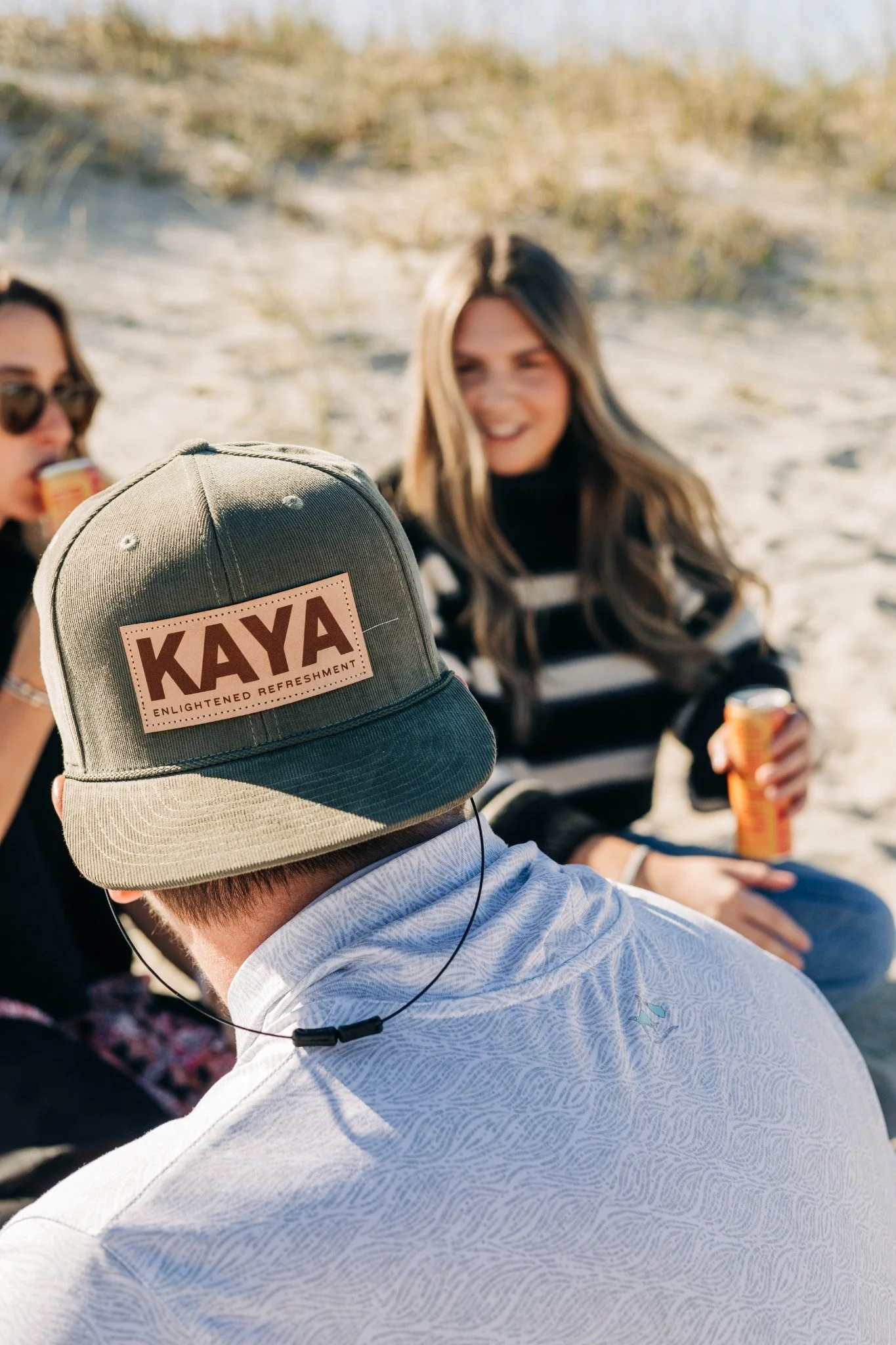 Consider this your sign to cancel your plans and go sit on the beach with your friends. ✌️

 #BeachDay #KAYA #BuzzWithoutBooze #nclocal