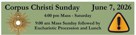 Corpus Christi Sunday