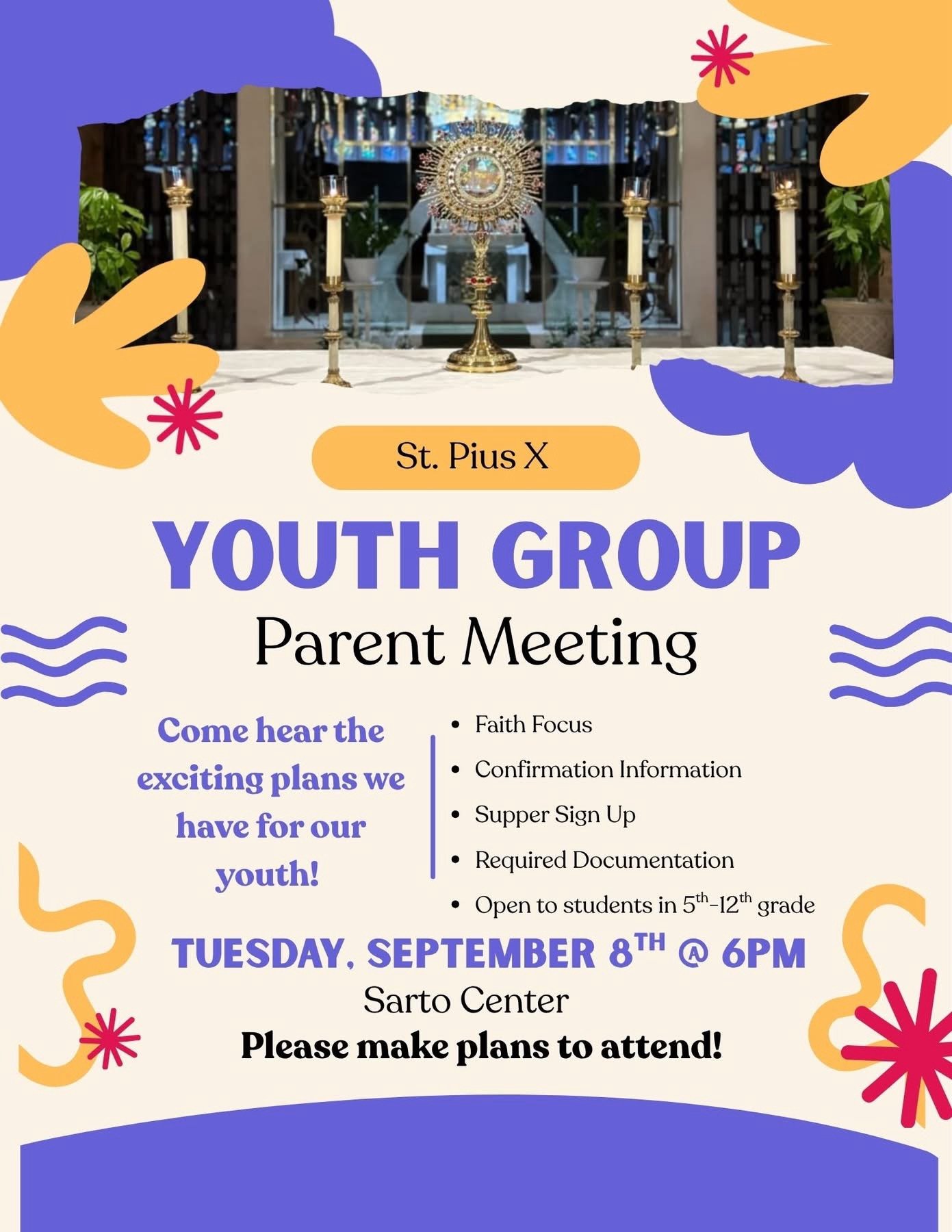Youth Group Parent Meeting