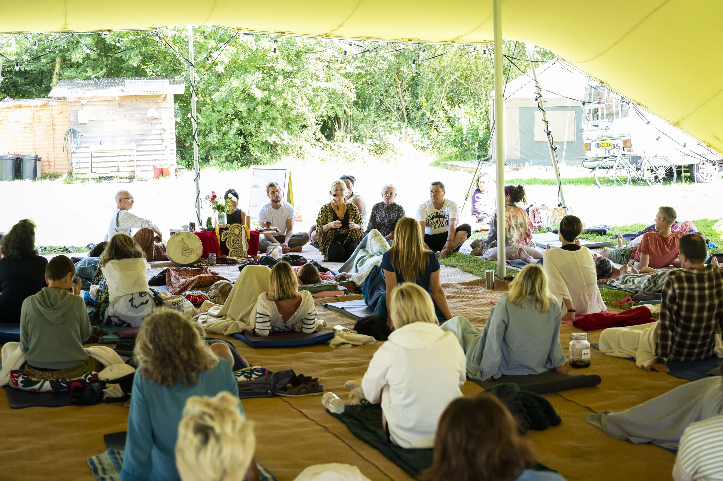 Breathwork Facilitation with Steph Magenta at Breathe Festival 2023