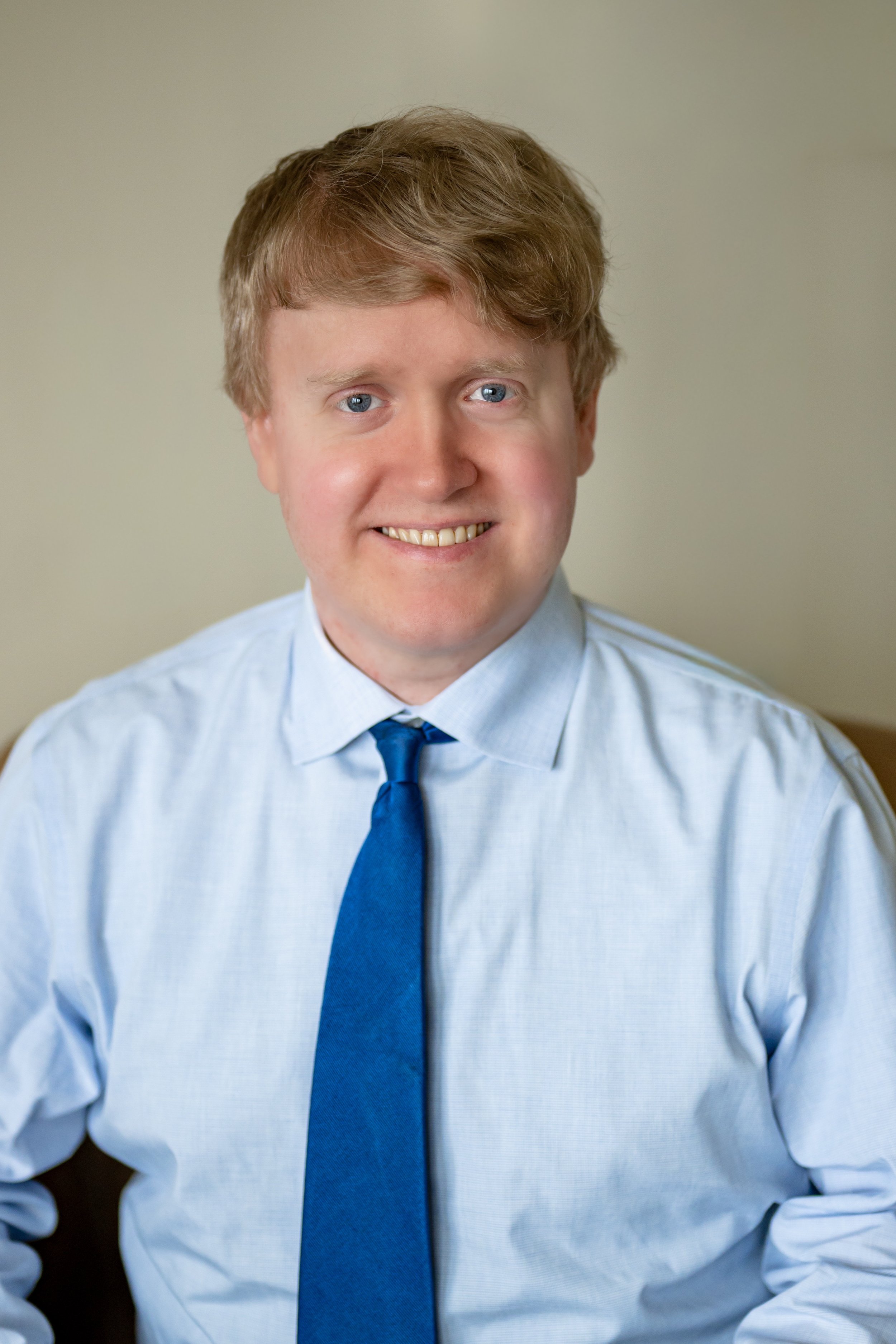 Man in dress shirt and tie