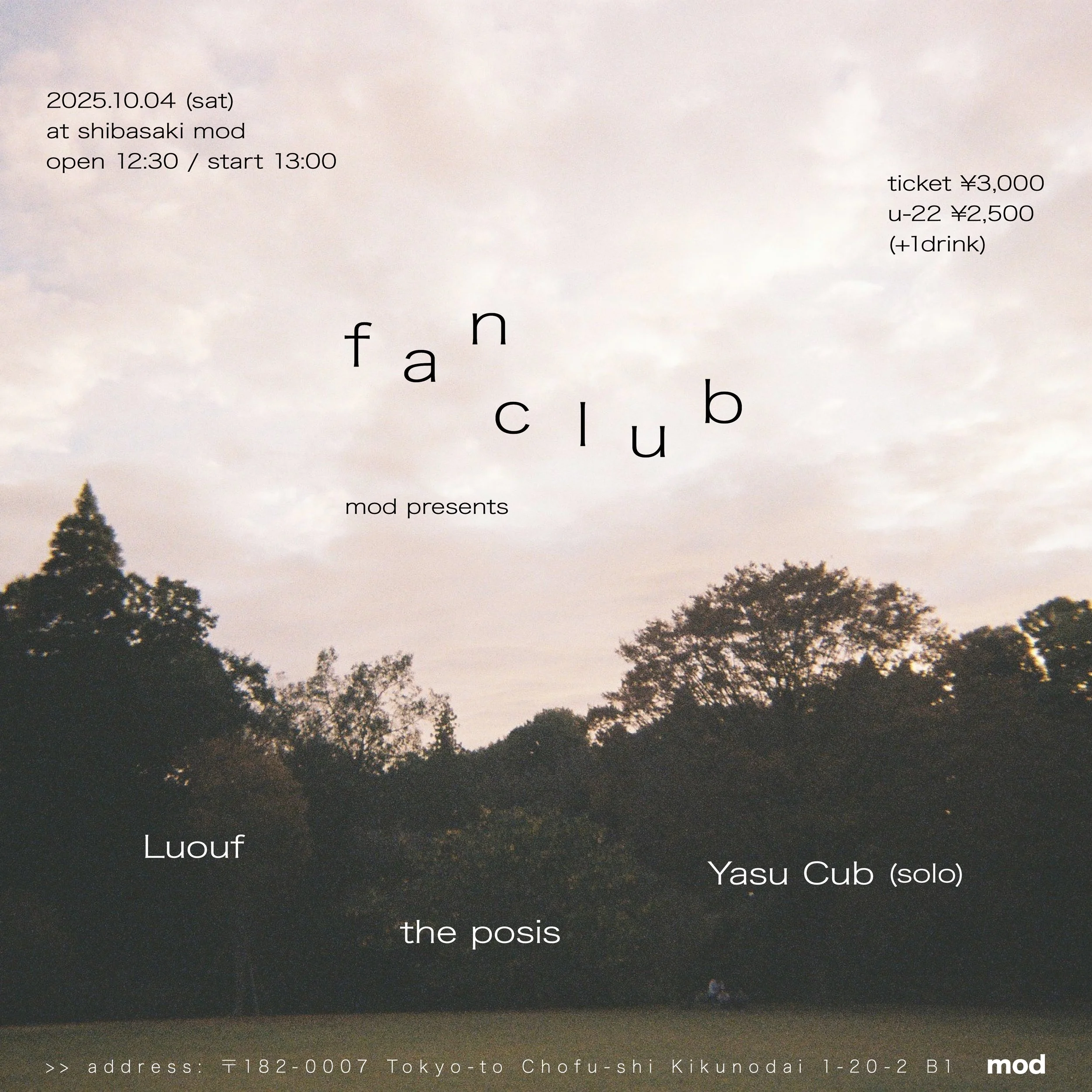 mod presents「fanclub」