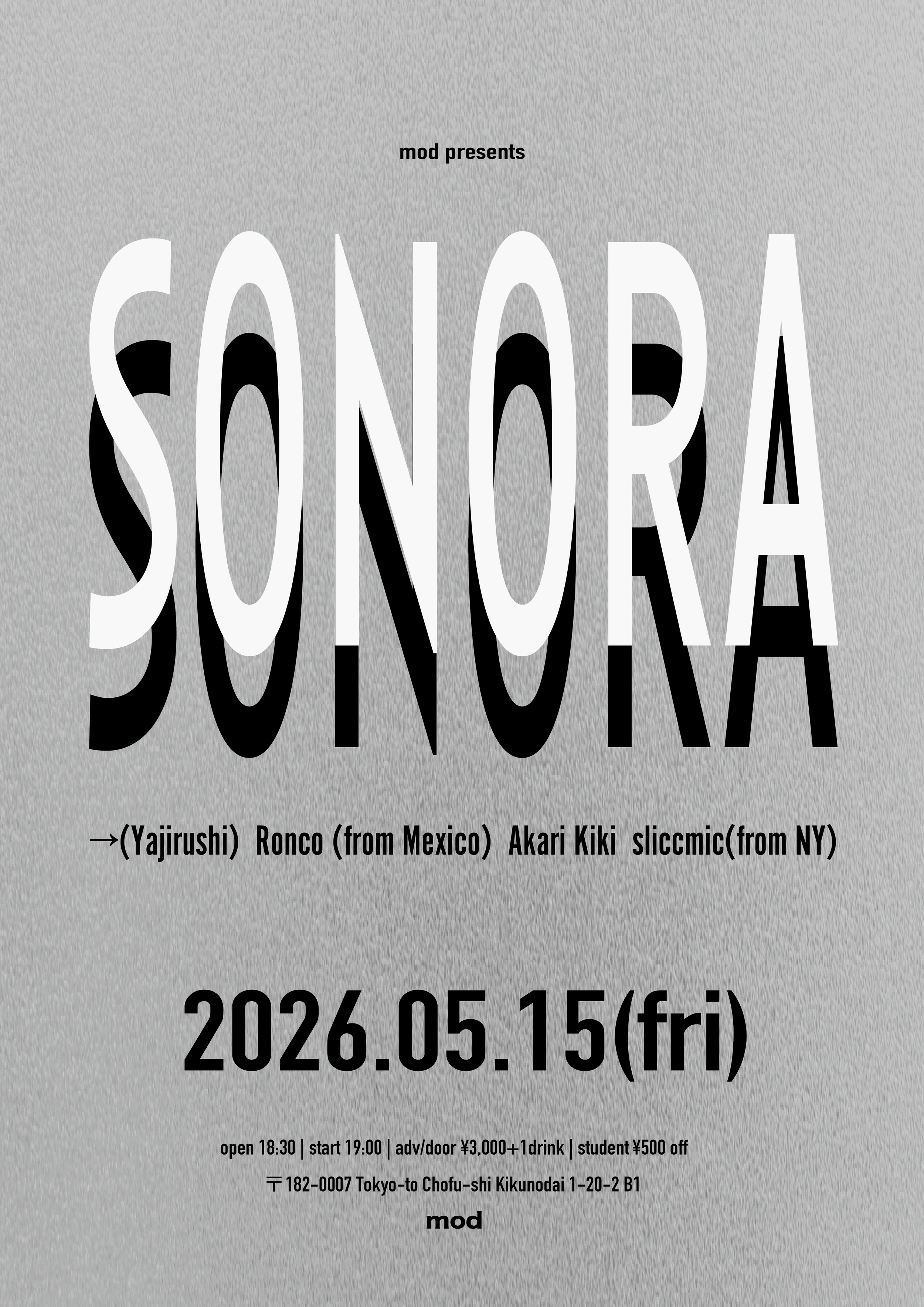 mod presents “SONORA”