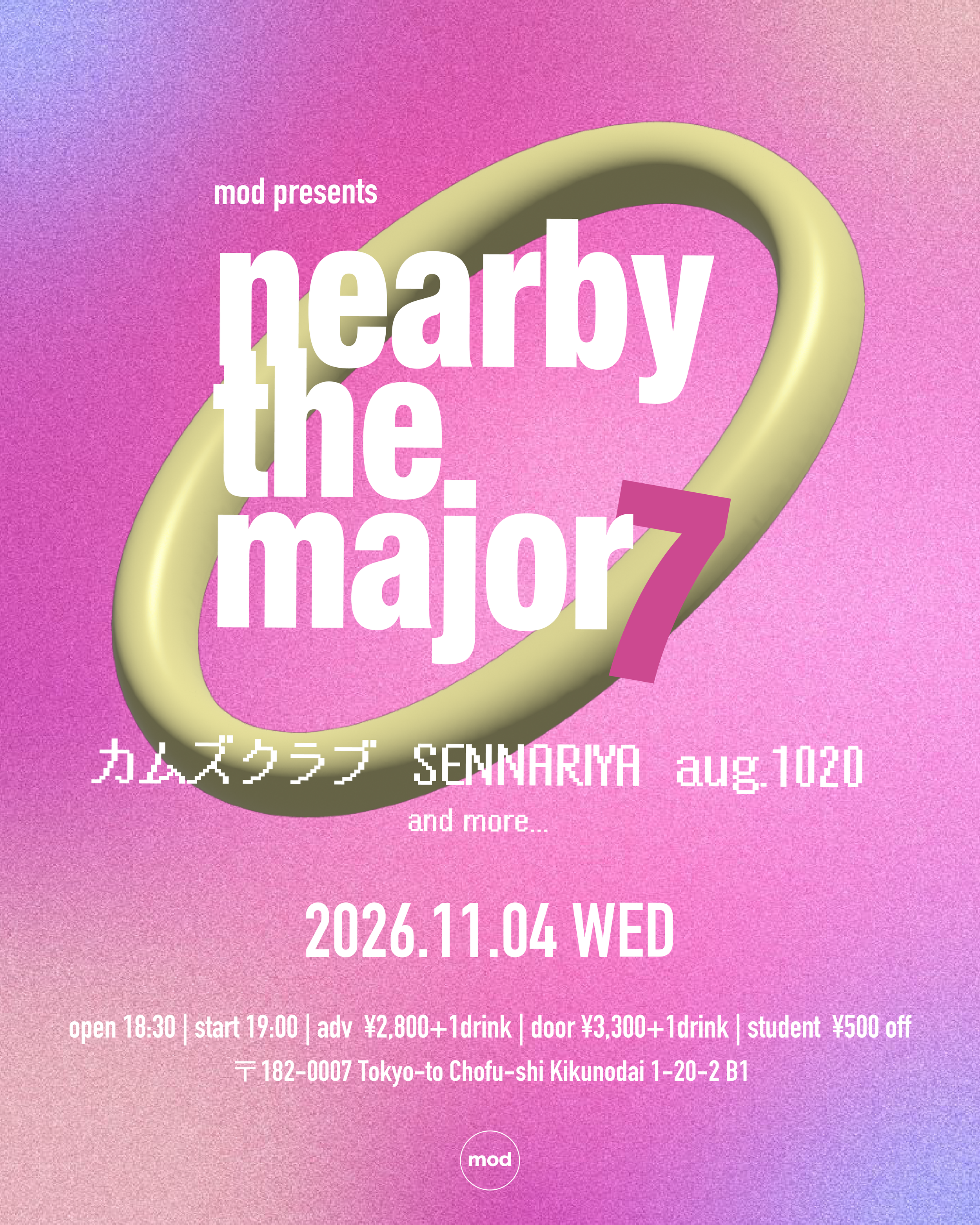 mod presents「nearby the major 7」