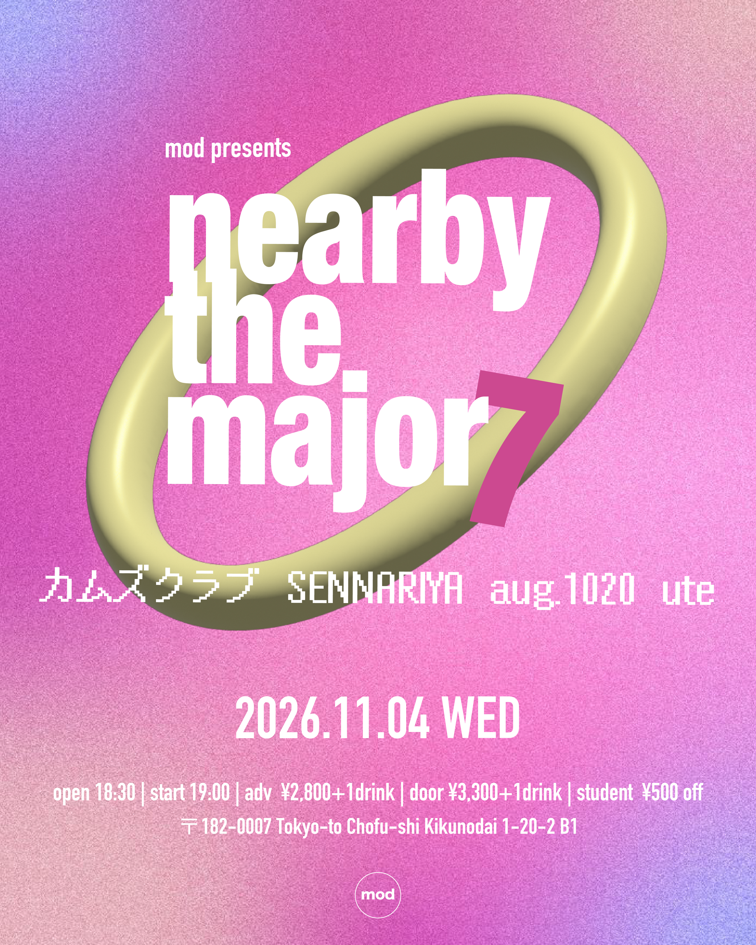 mod presents「nearby the major 7」