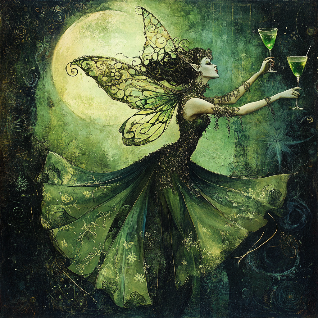 Dark Fairy With Glasses of Absinthe.png