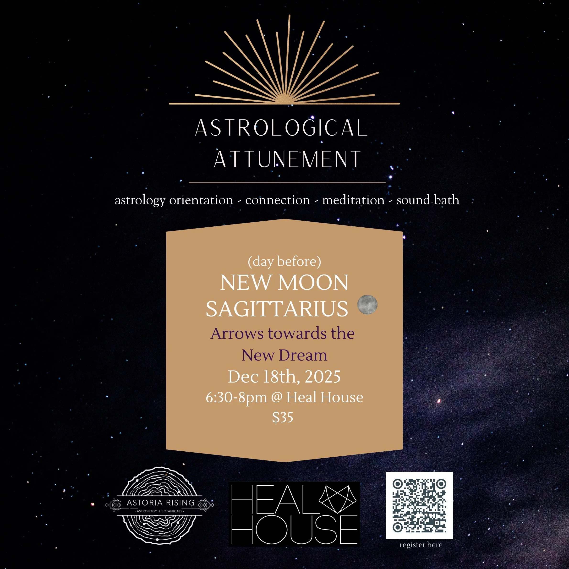 Astrology Attunement NEW MOON SAG