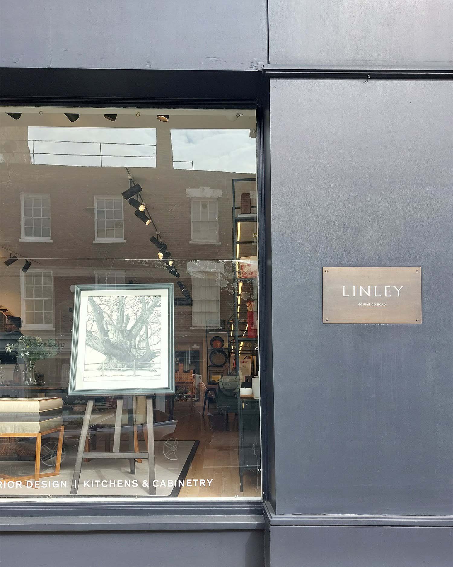 Exterior of Linley Showroom London