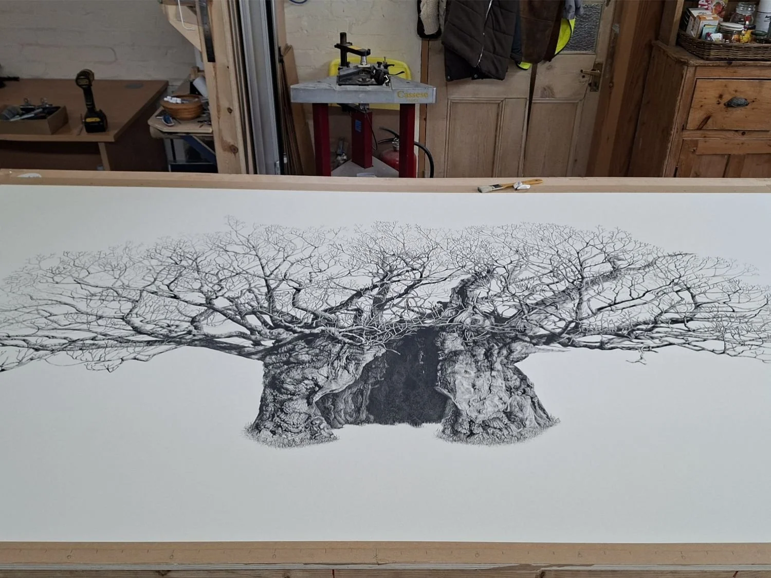 Queen Elizabeth Oak completed original