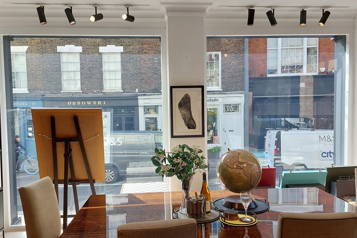 Interior of Linley Showroom London