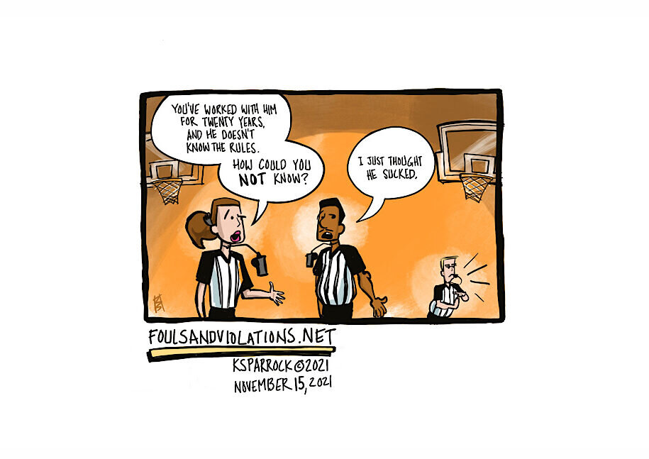 He seriously doesn't read the rules?