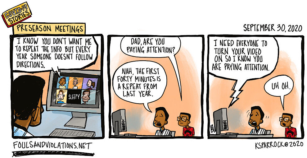 Preseason meetings: Zoom Etiquette