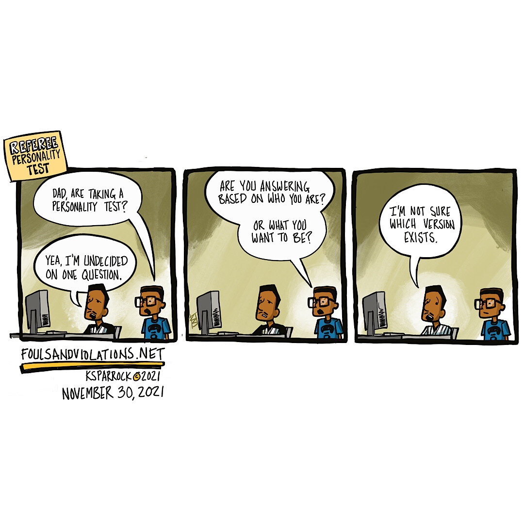 Referee personality test