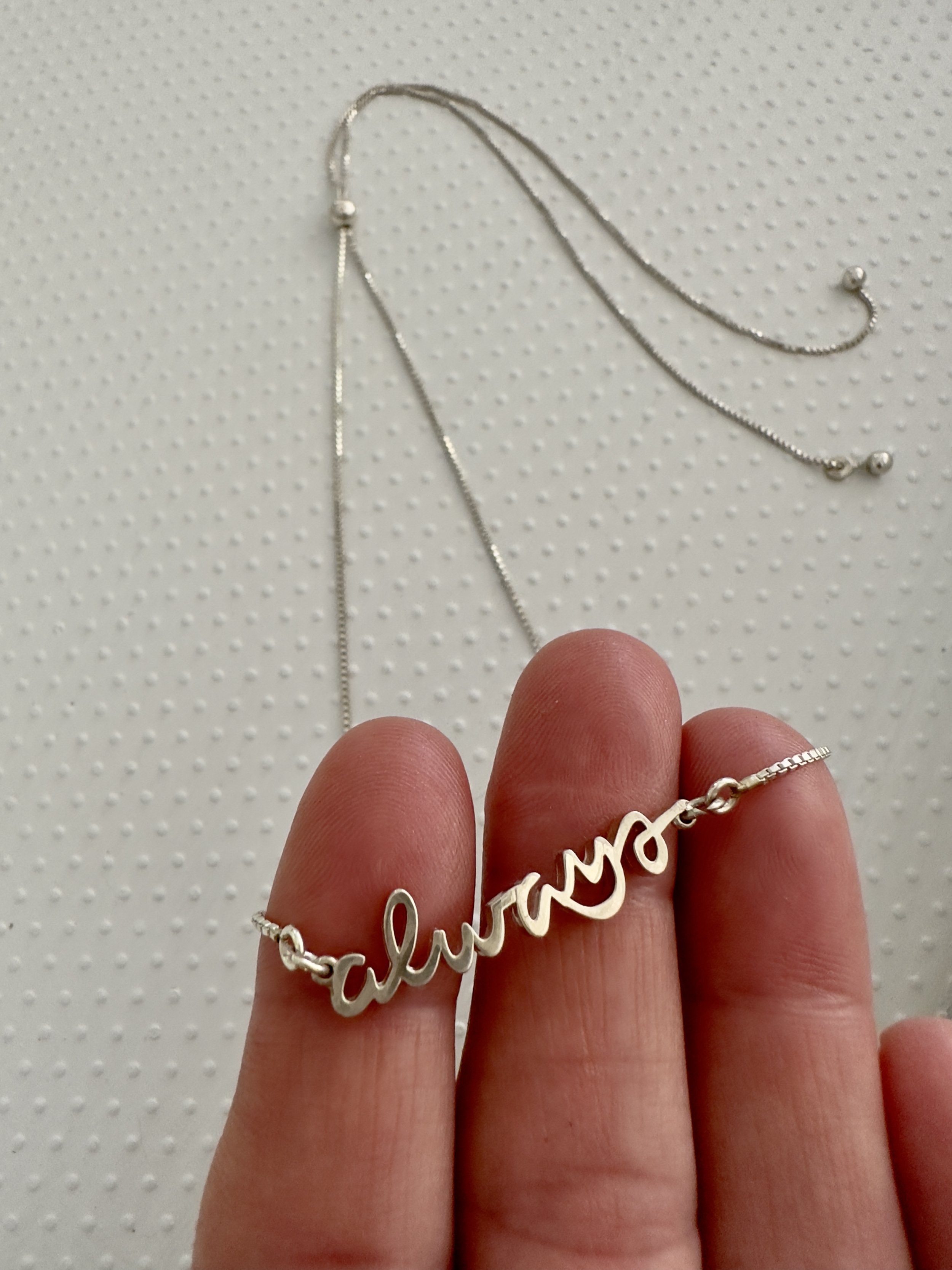 the ALWAYS necklace