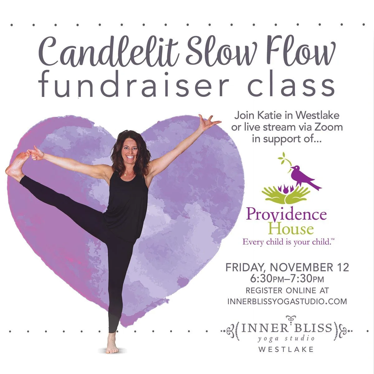 Fundraiser Class for the Providence House with Katie Brown
