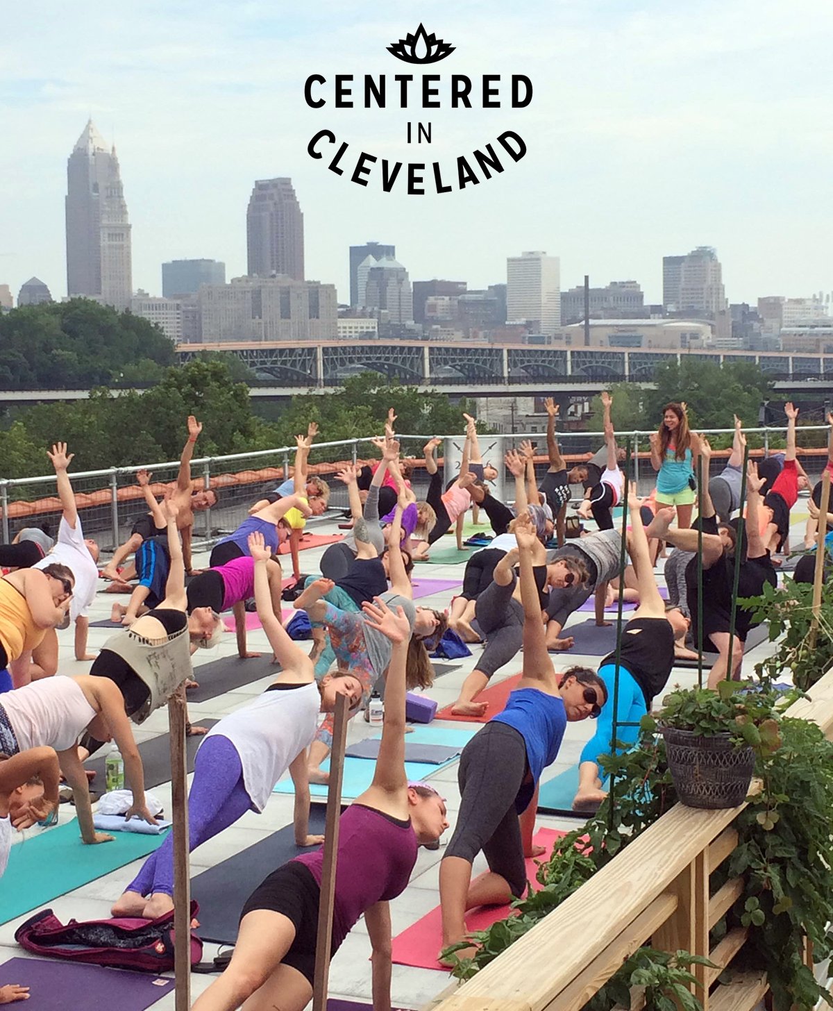 Centered in Cleveland - Rooftop Yoga at Tremont Athletic Club