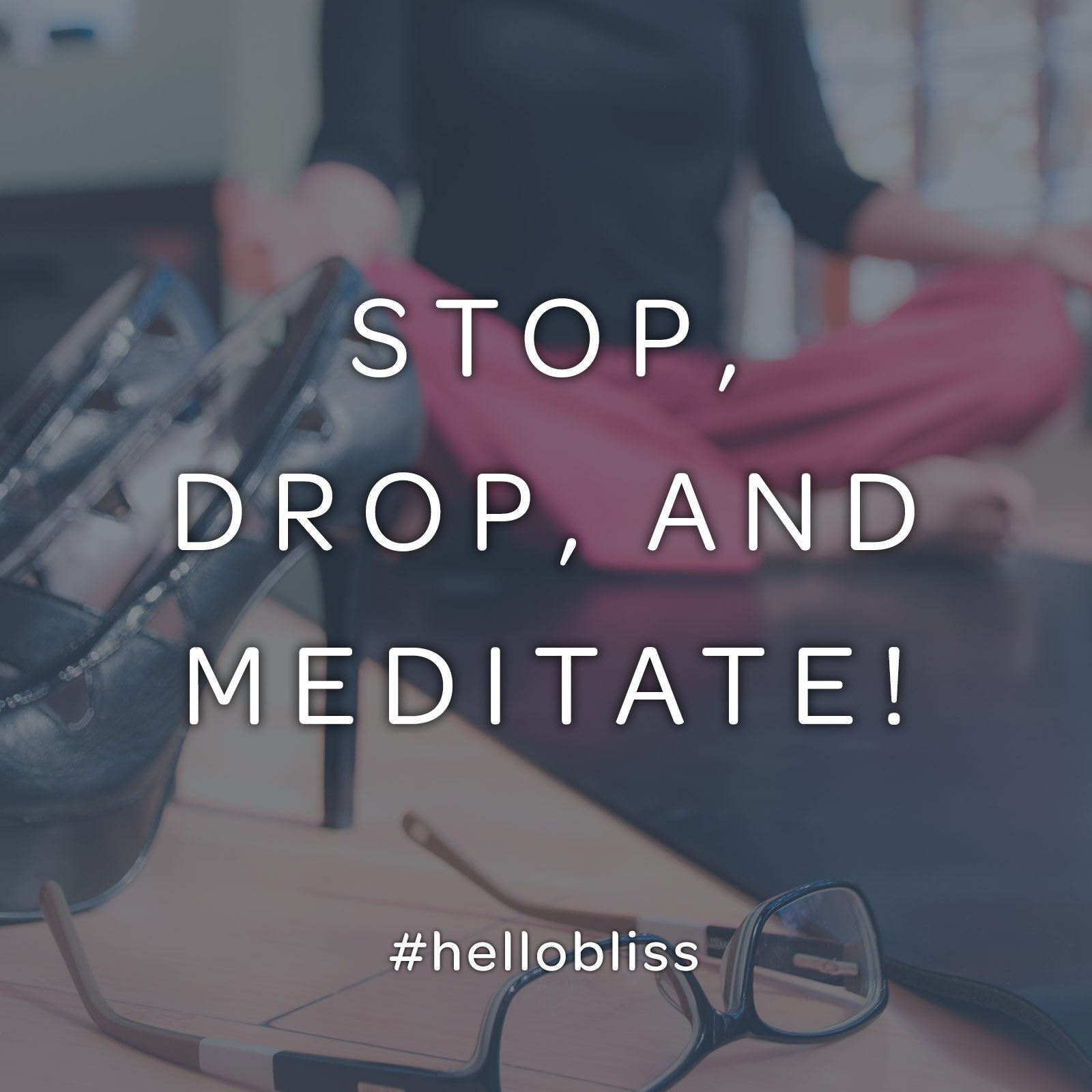 Meditation &mdash; don't overthink it! Stop right where you are, close your eyes, take 10 deep breaths, then take 10 more deep breaths, then keep going as long as you can! ⏳

#breathe #deepbreathing #reset #meditation #practice #hellobliss  #innerbli