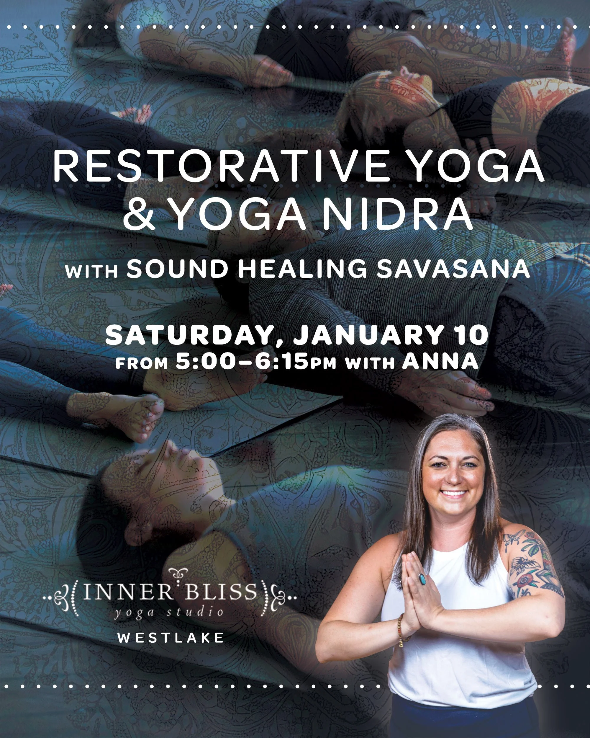 Restorative Yoga + Nidra &amp; Sound Healing Savasana