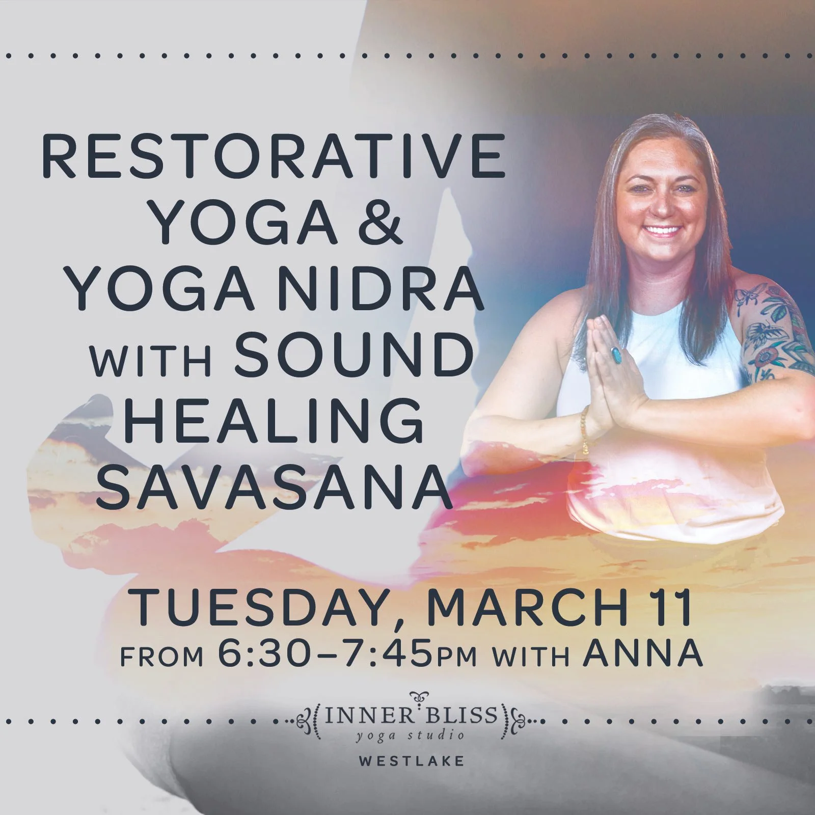 Restorative Yoga + Yoga Nidra with Sound Healing Savasana — Inner Bliss ...