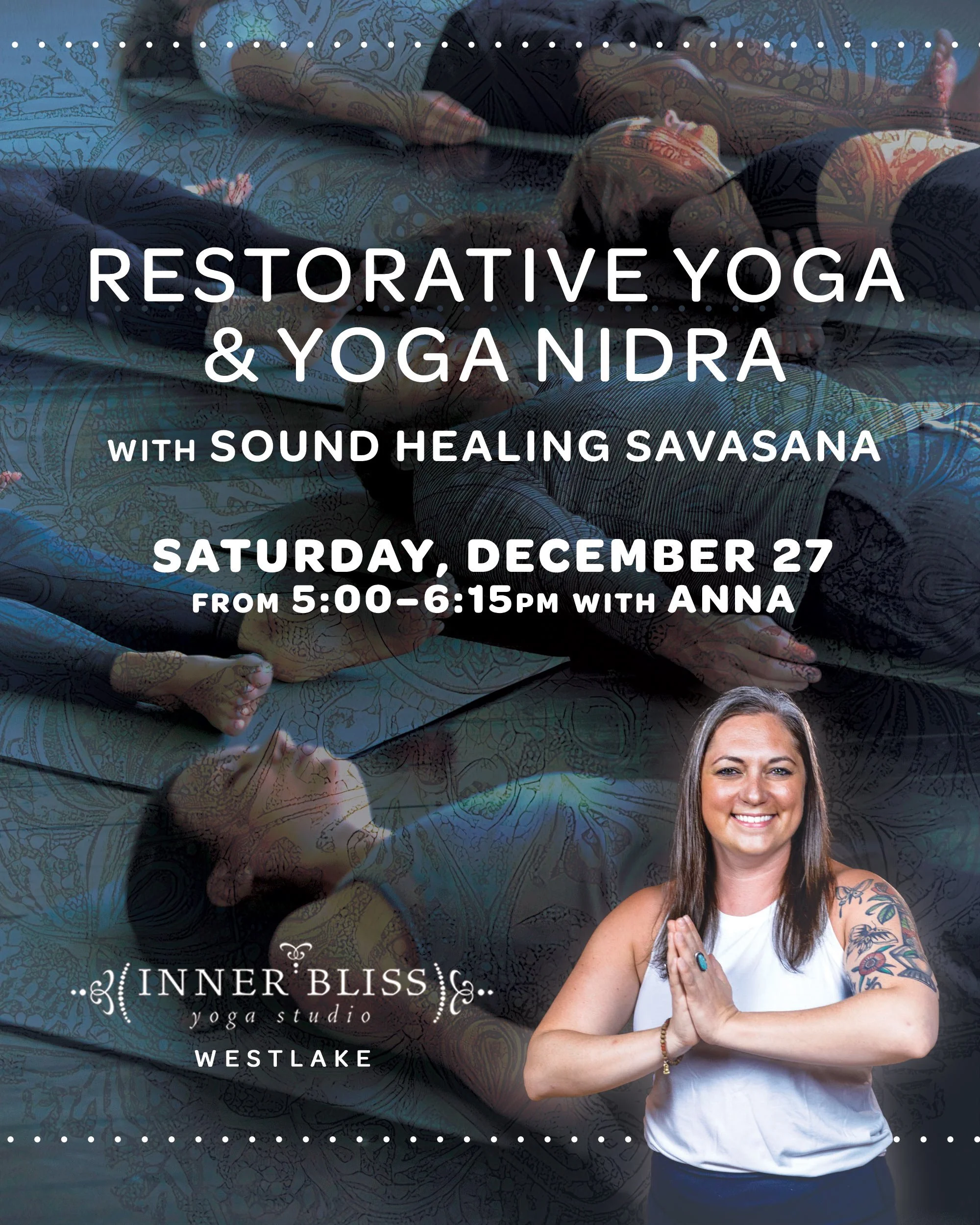 Restorative Yoga + Nidra &amp; Sound Healing Savasana