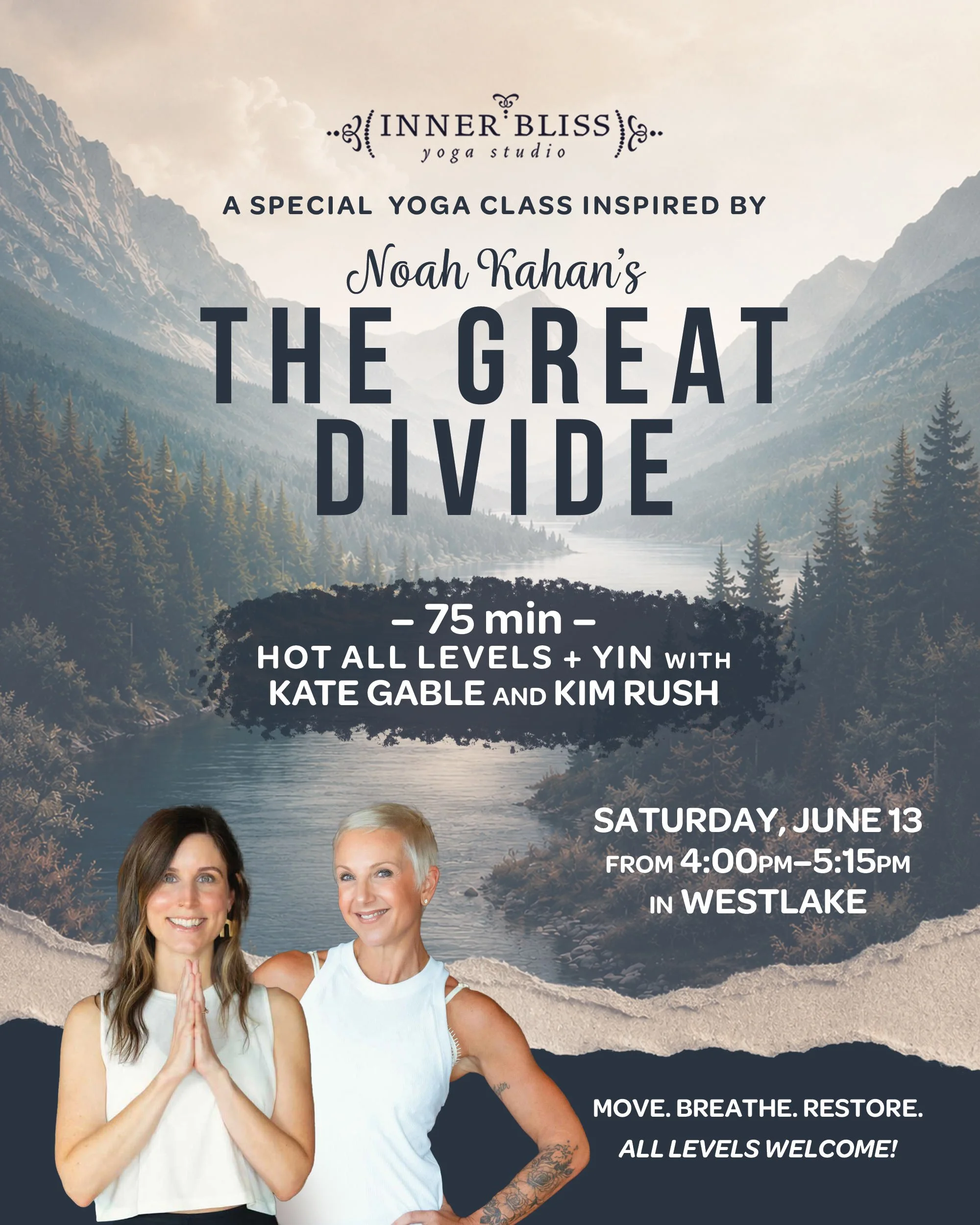 The Great Divide: 75 Min Hot All Levels + Yin