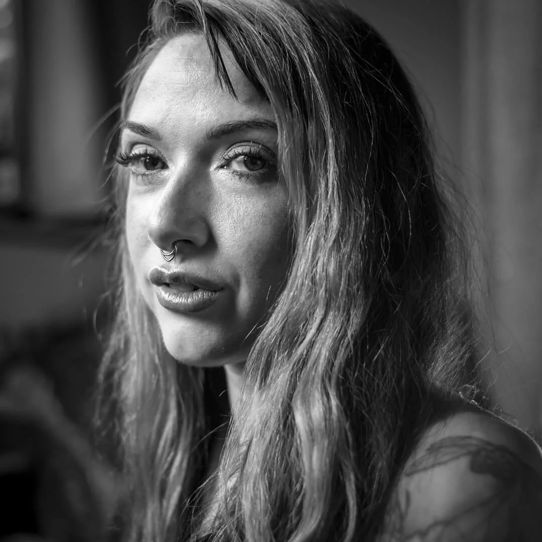 woman mono portrait