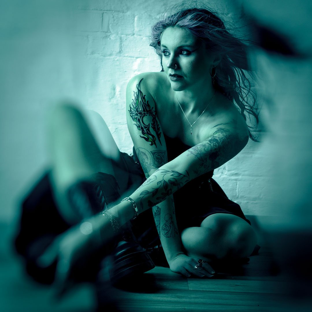 woman abstract pose