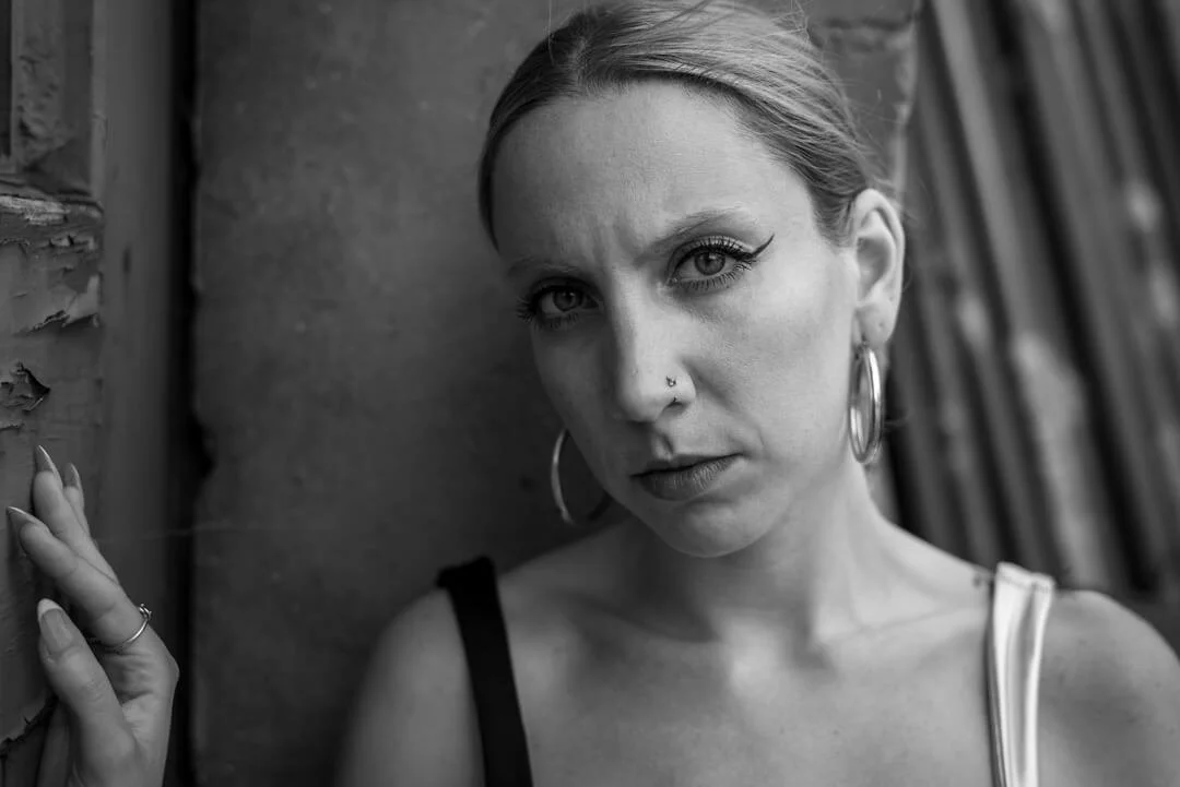woman mono portrait