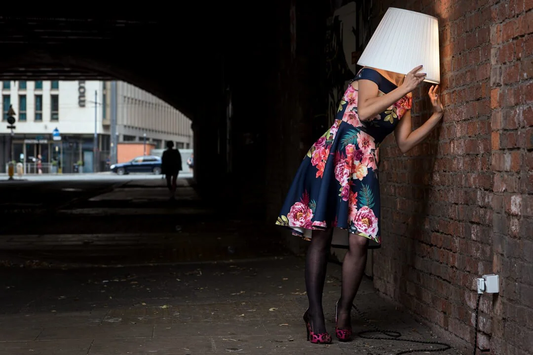 woman dress lampshade
