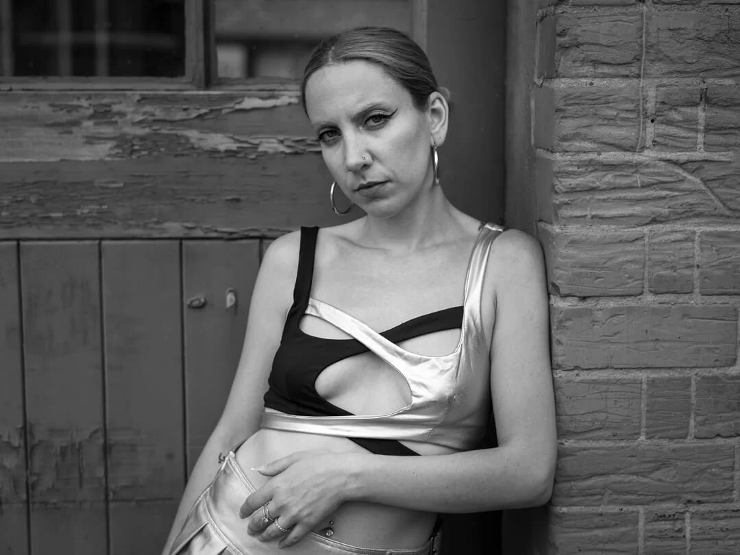 woman mono portrait