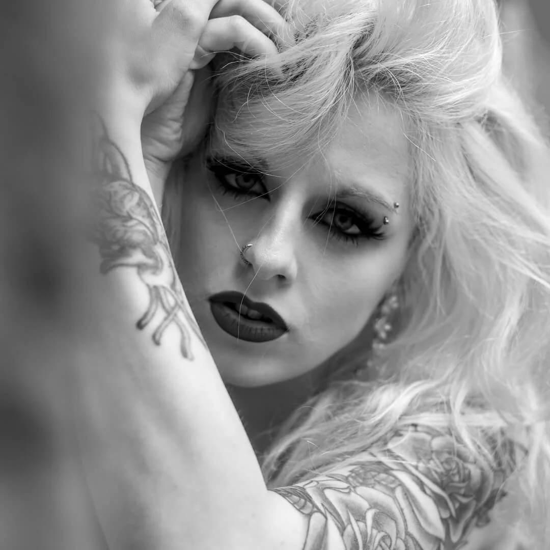 woman portrait mono