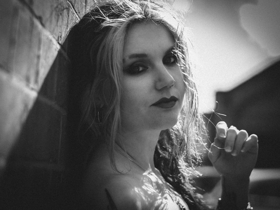 woman mono portrait