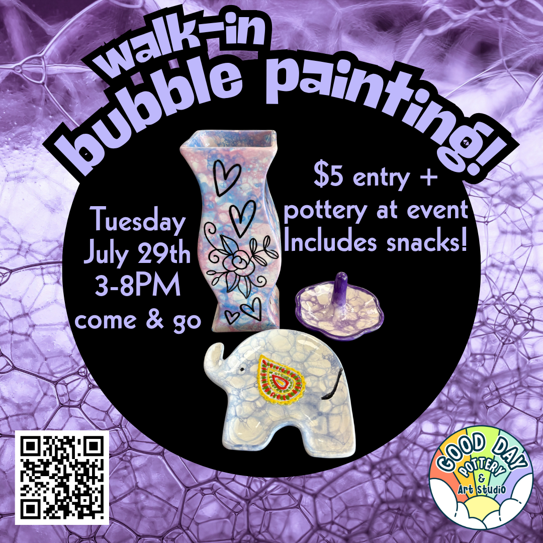 Walk-In Workshop: Bubble Painting!
