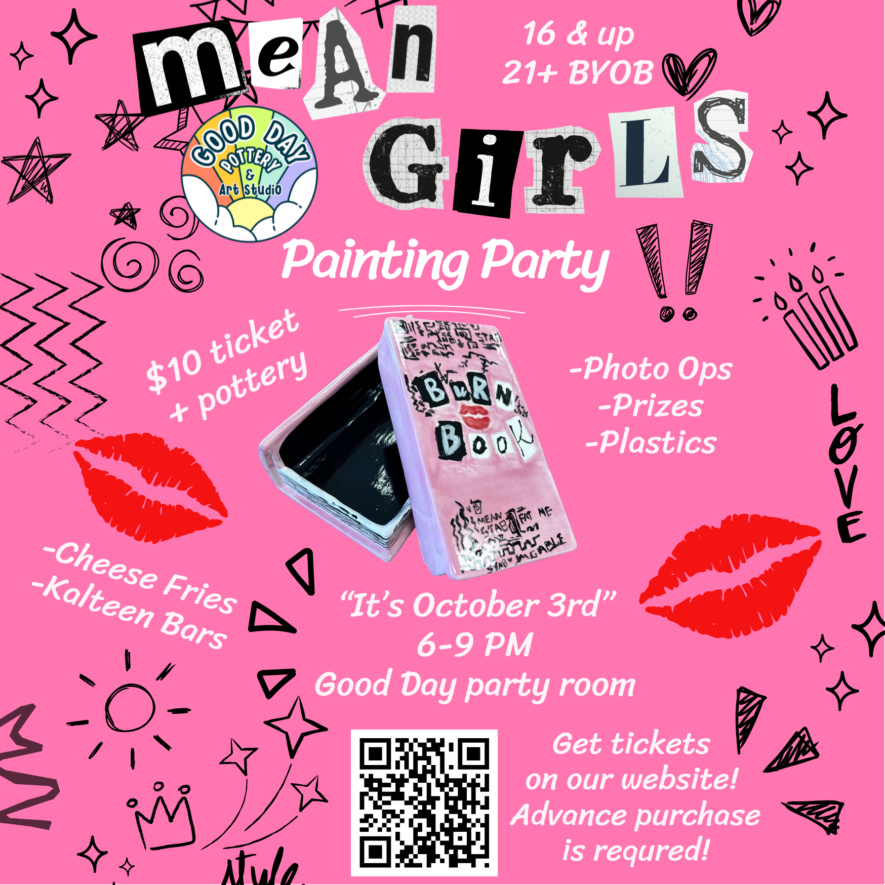 Mean Girls Painting Party