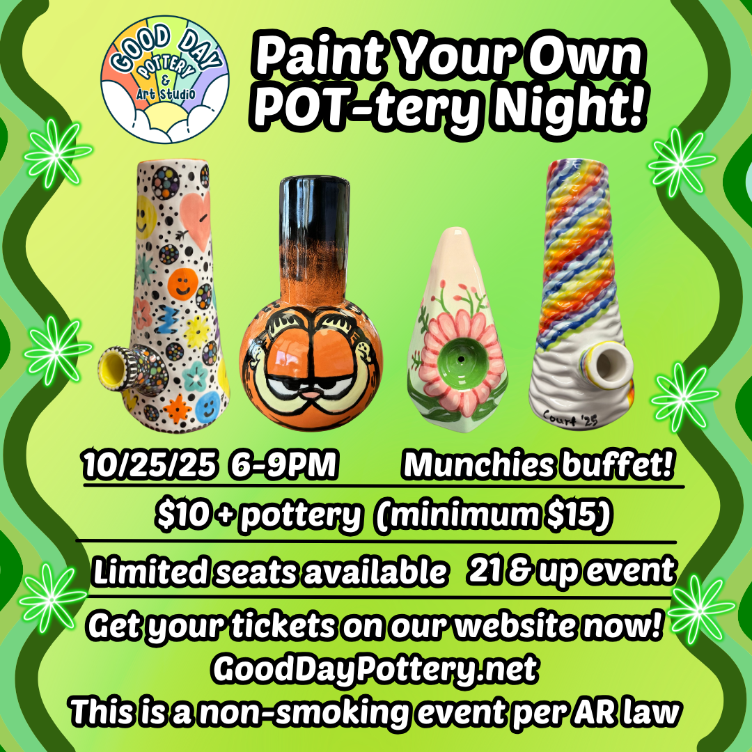 October Paint Your Own POT-tery
