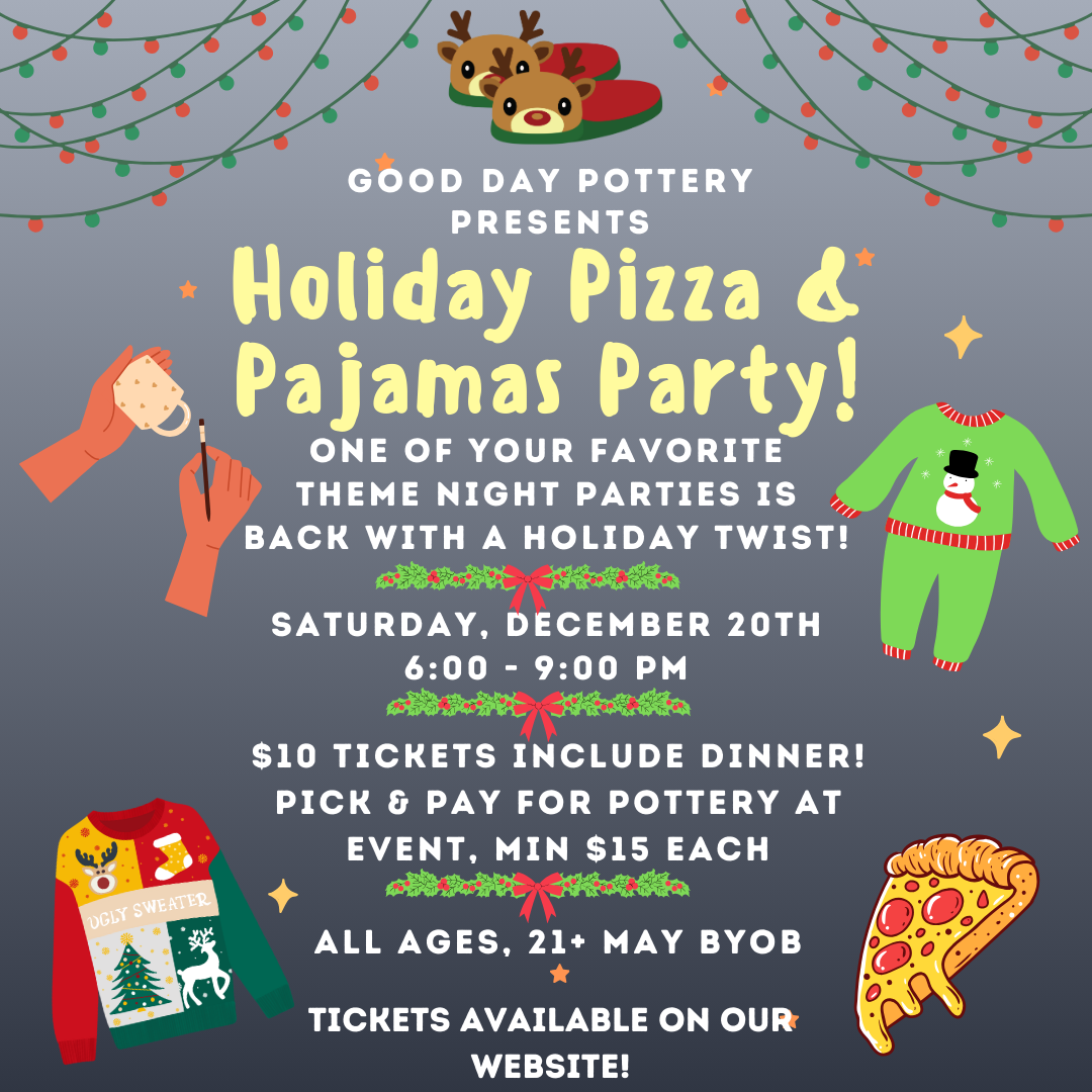 Holiday Pizza & PJs Painting Party