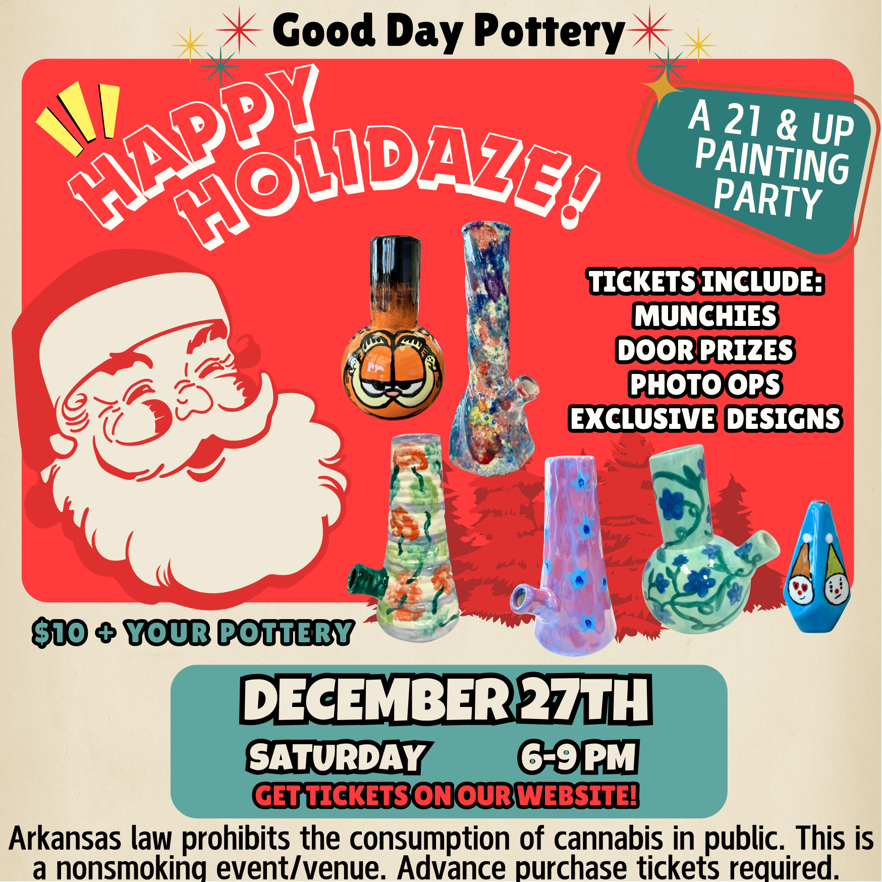 Happy Holidaze Painting Party