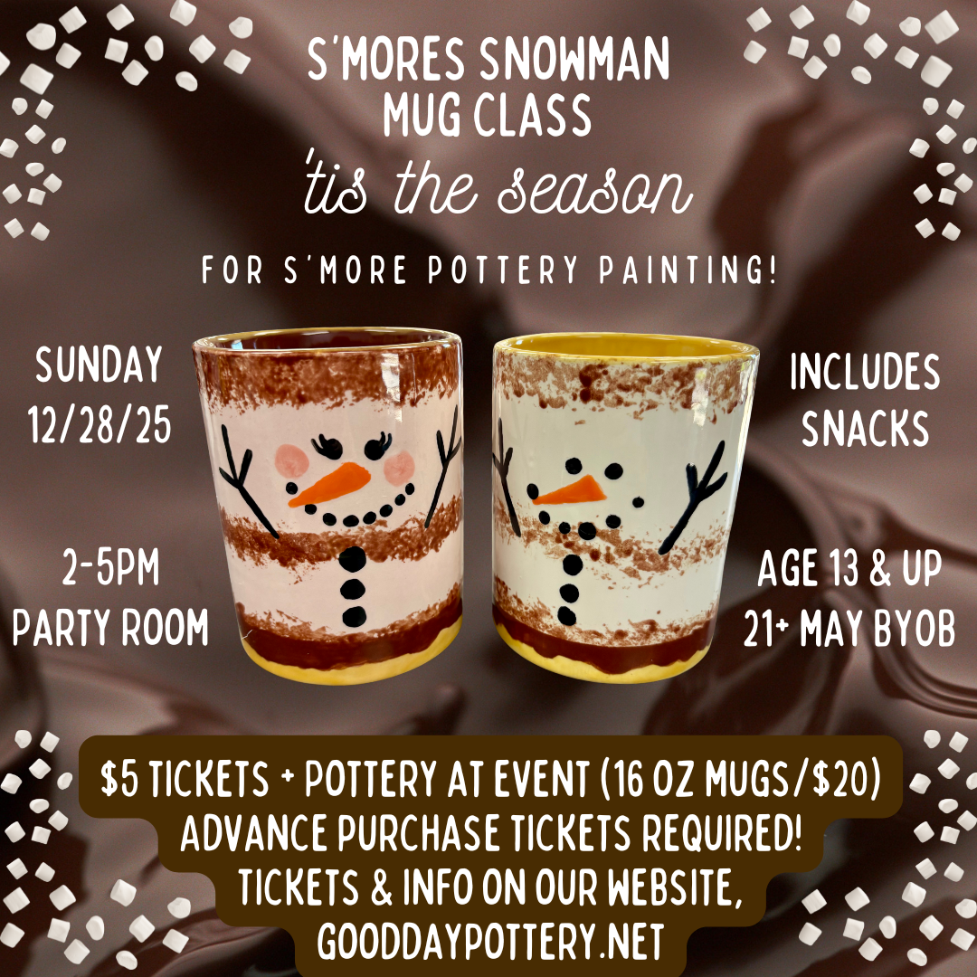 S'mores Snowman Mug Class
