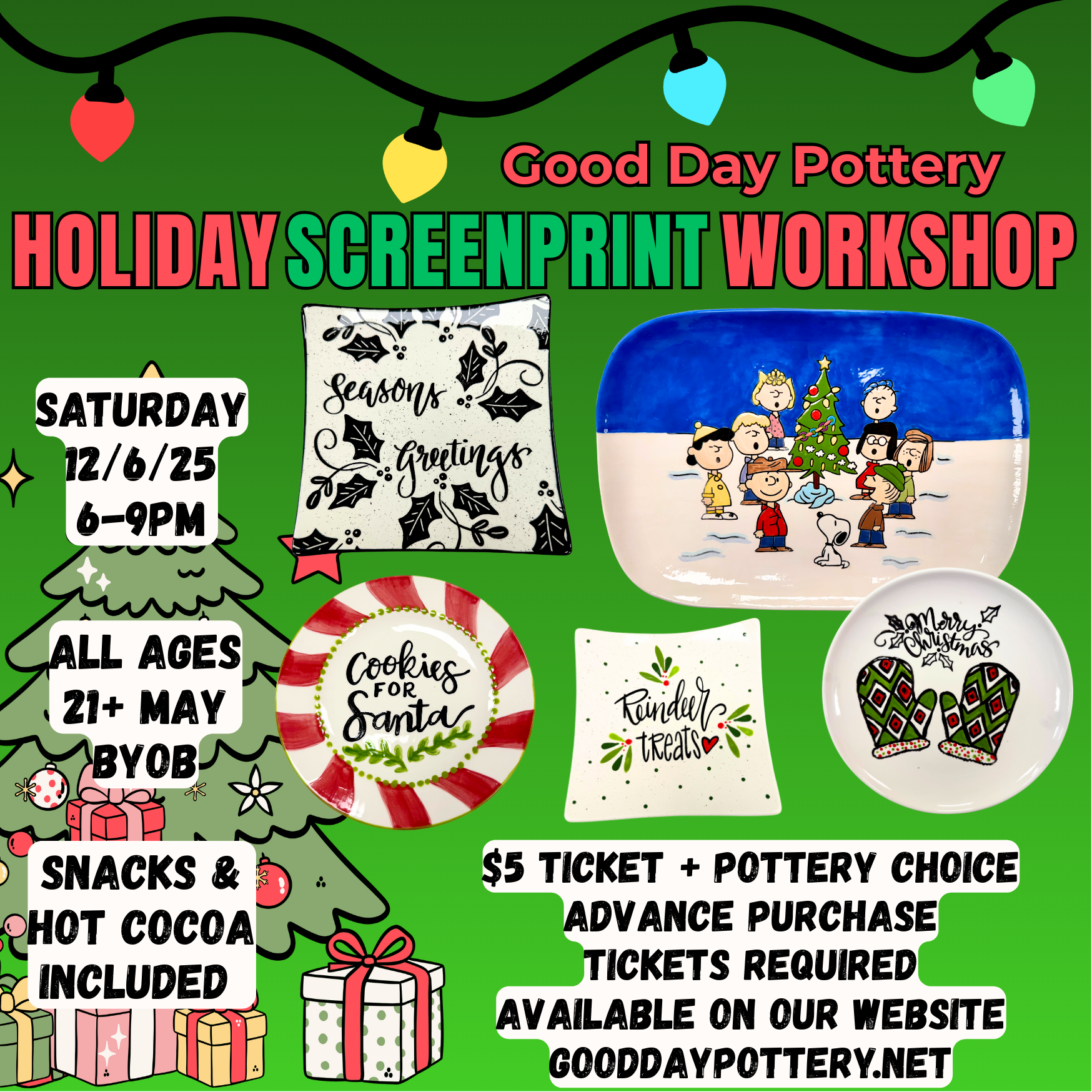 Holiday Screenprint Workshop