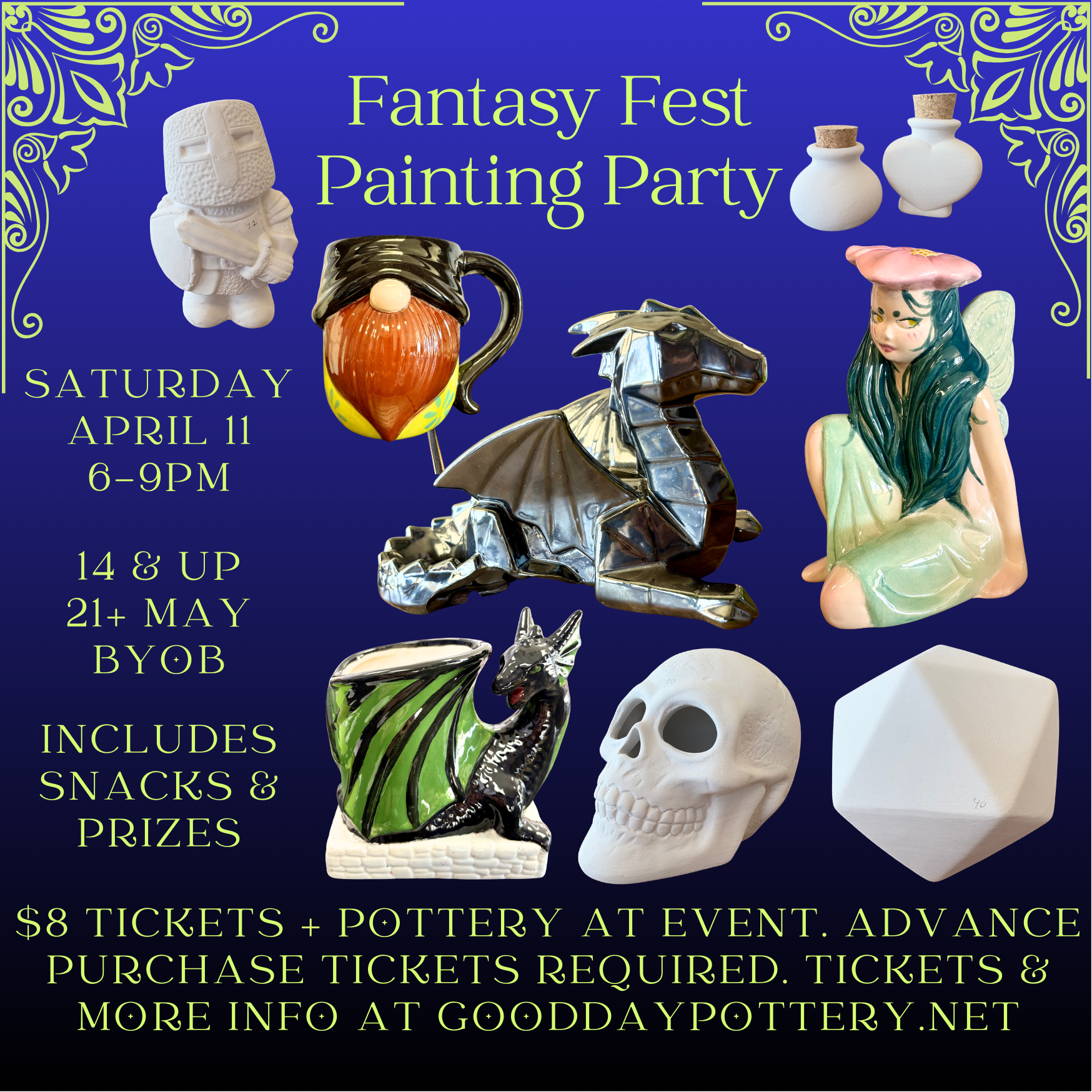 Fantasy Fest Painting Party