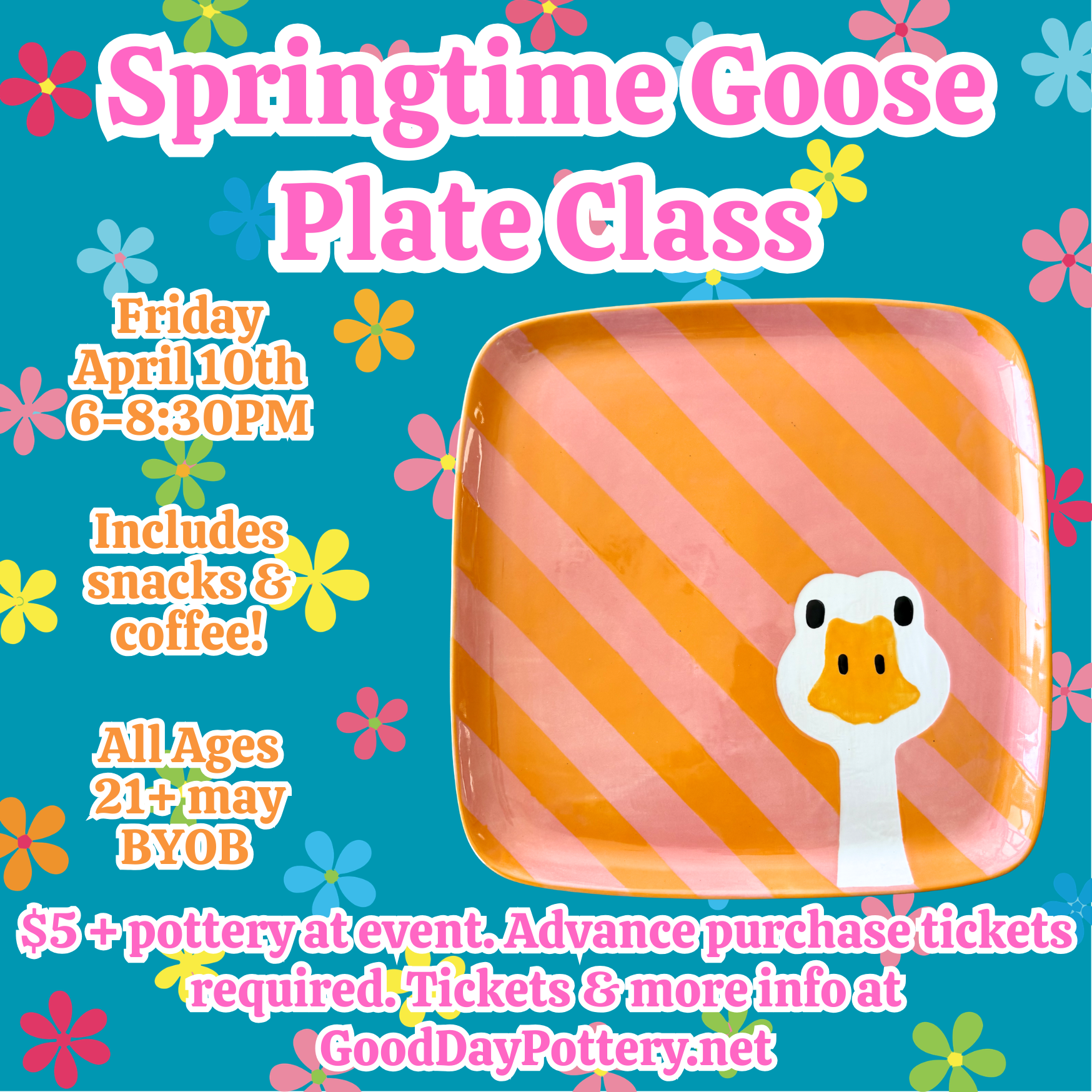 Springtime Goose Plate Class