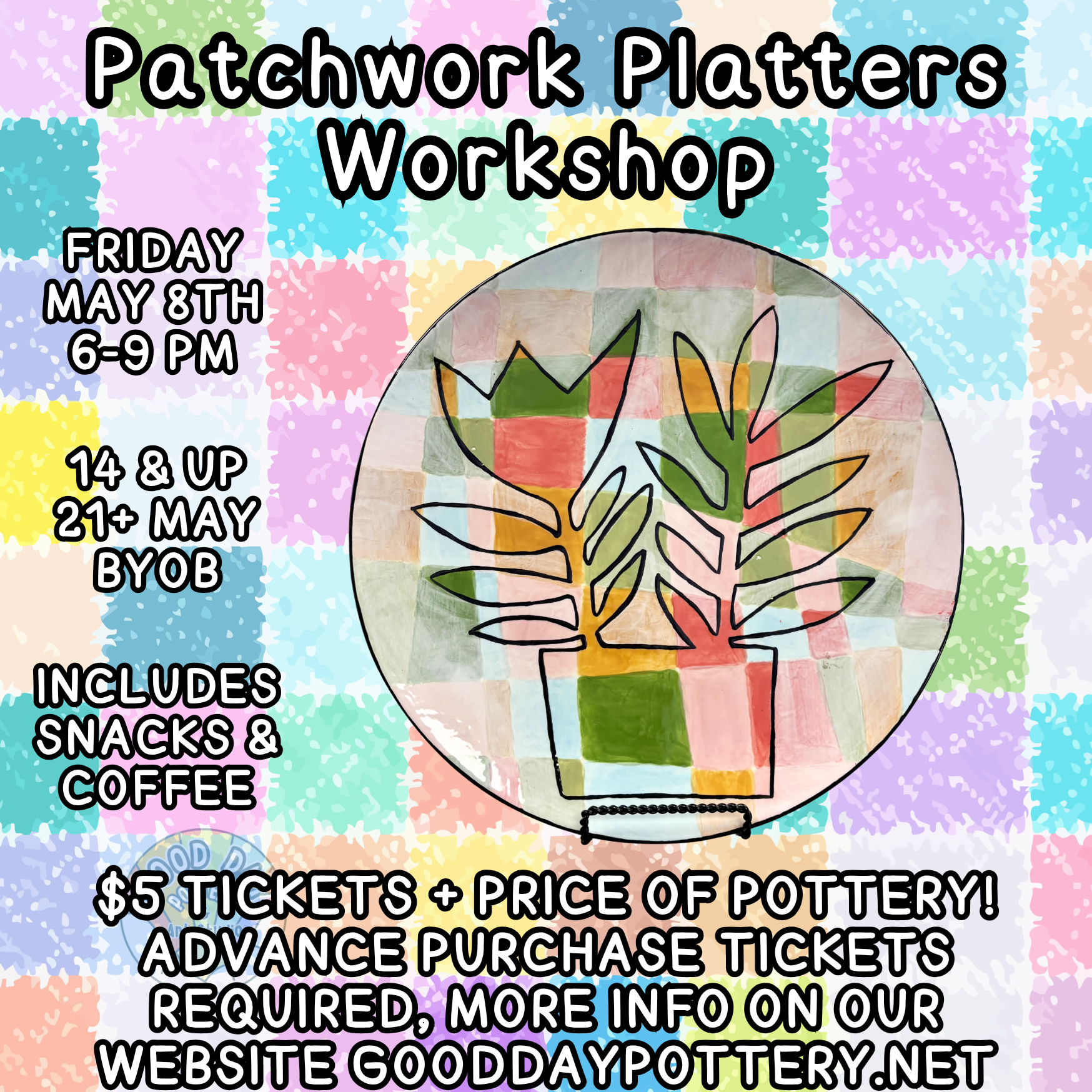 Patchwork Platters Workshop